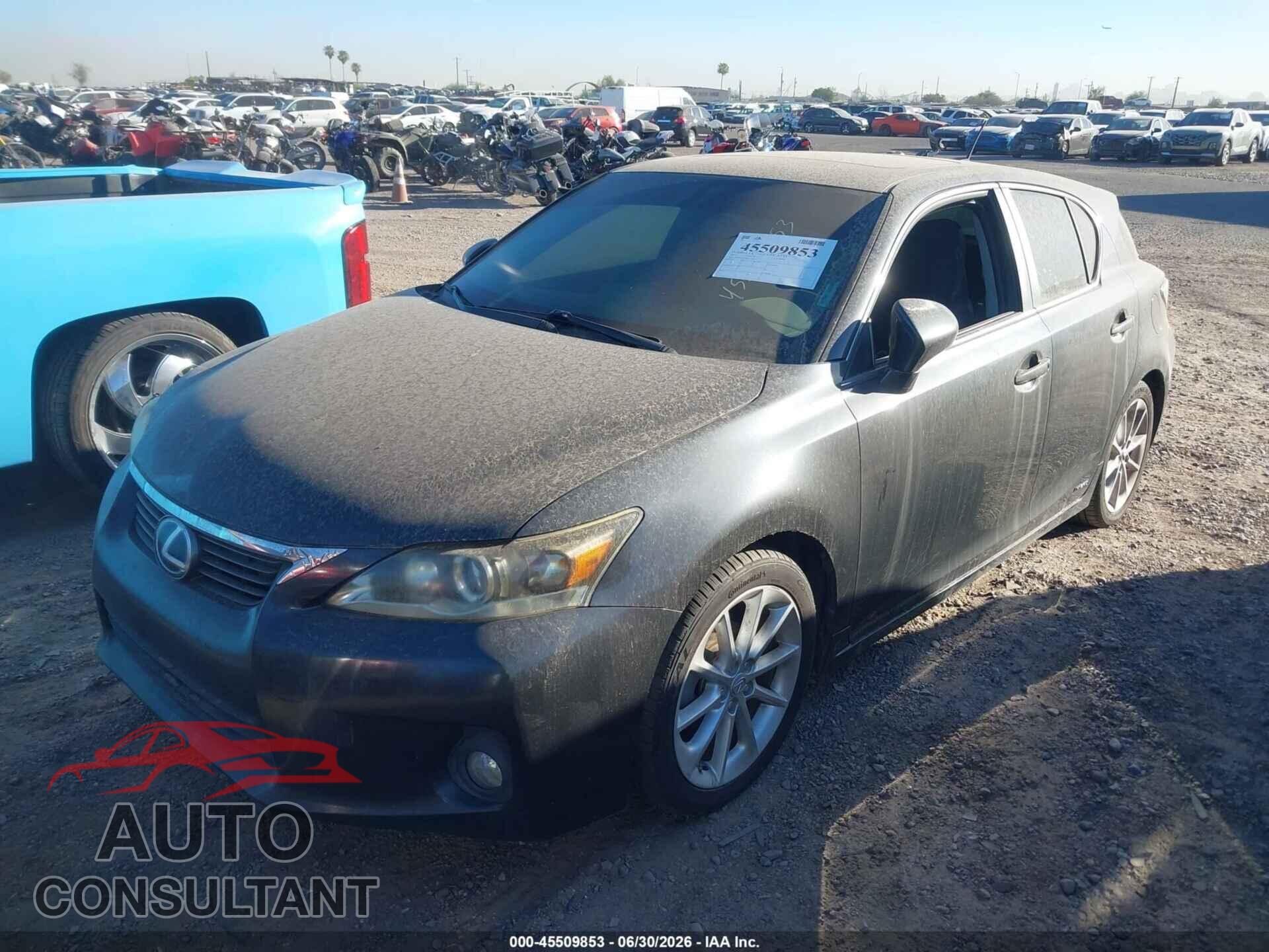 LEXUS CT 200H 2011 - JTHKD5BH9B2031105