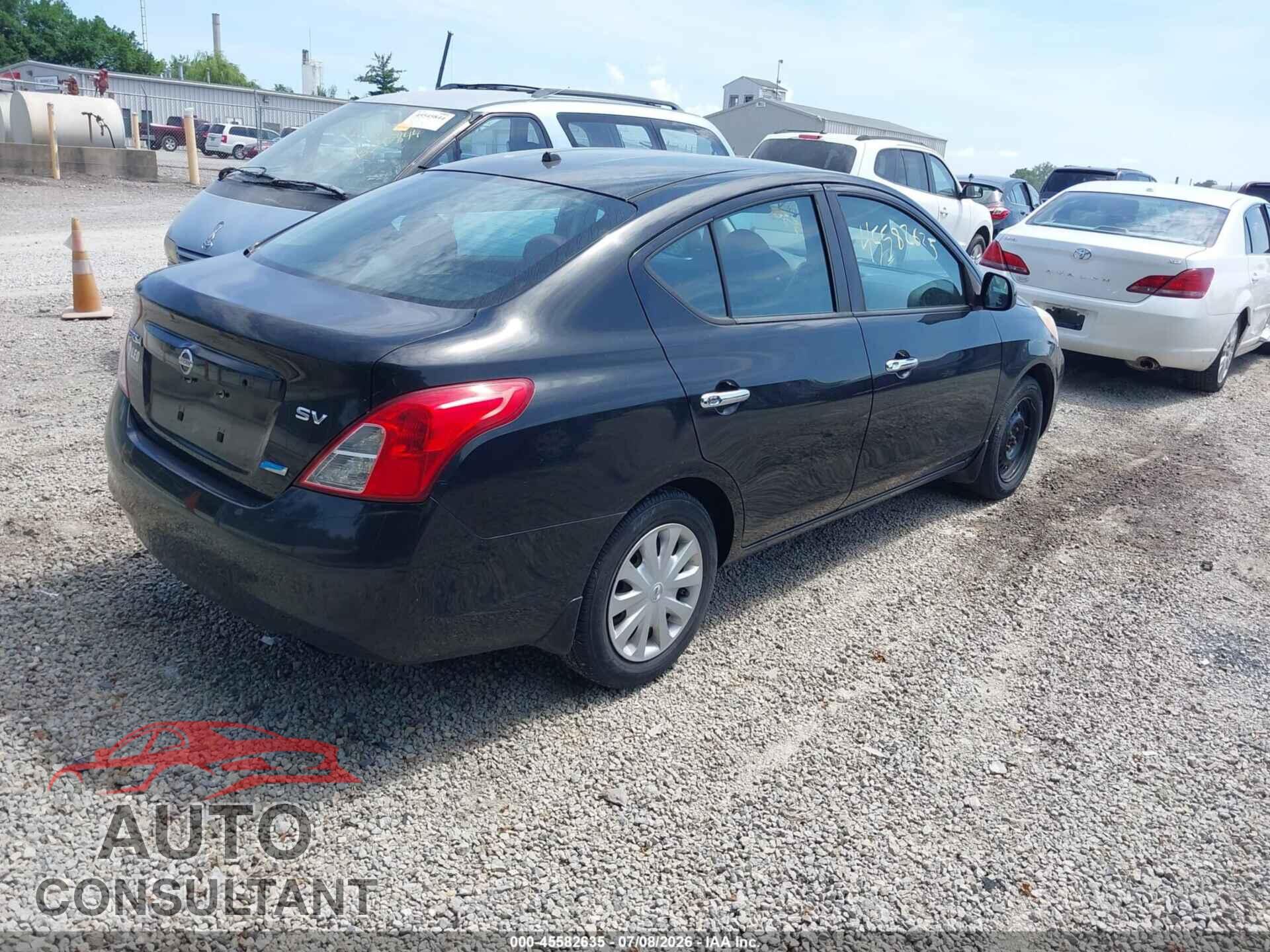 NISSAN VERSA 2012 - 3N1CN7AP1CL886701