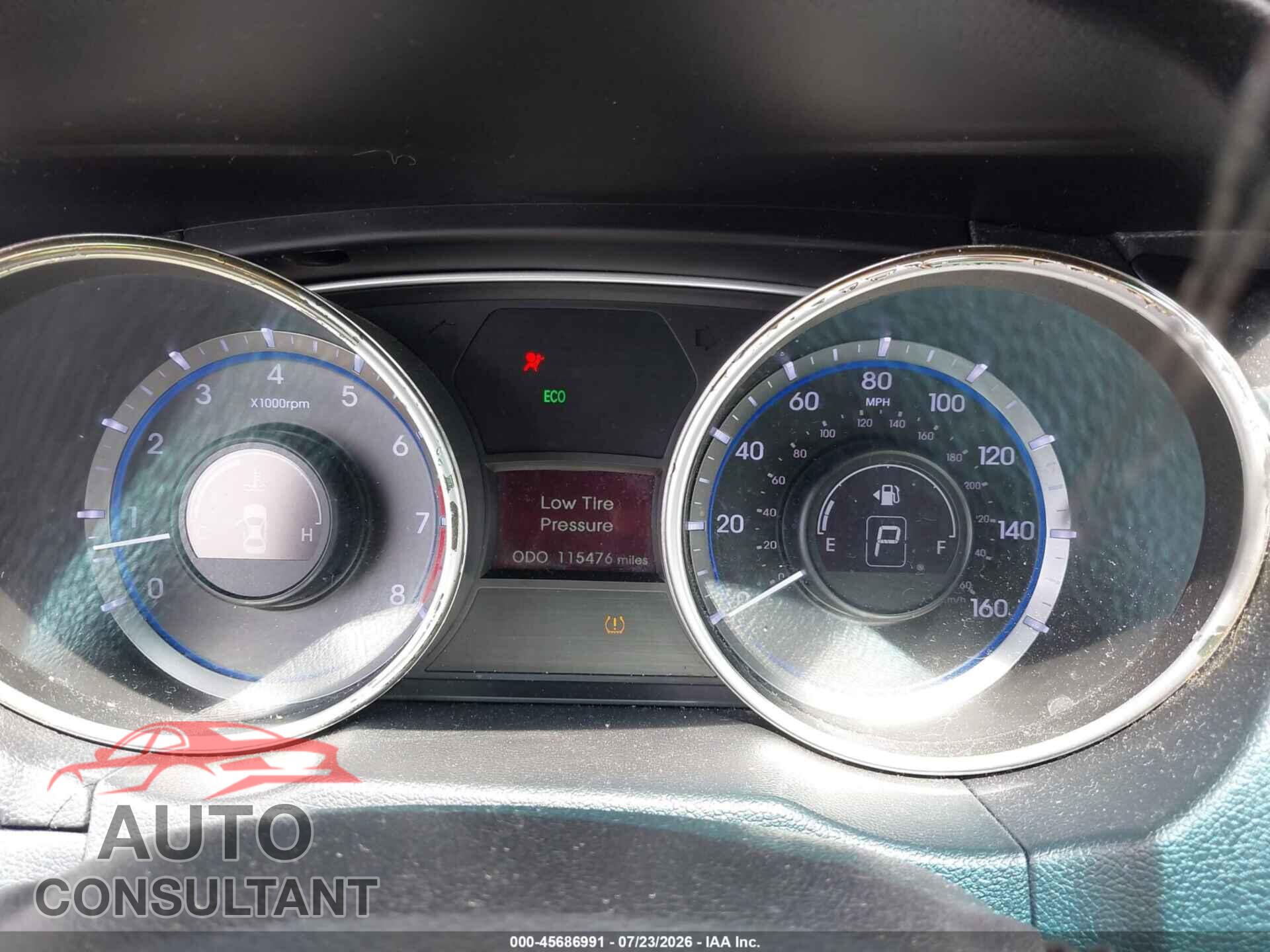 HYUNDAI SONATA 2012 - 5NPEC4AC8CH404040