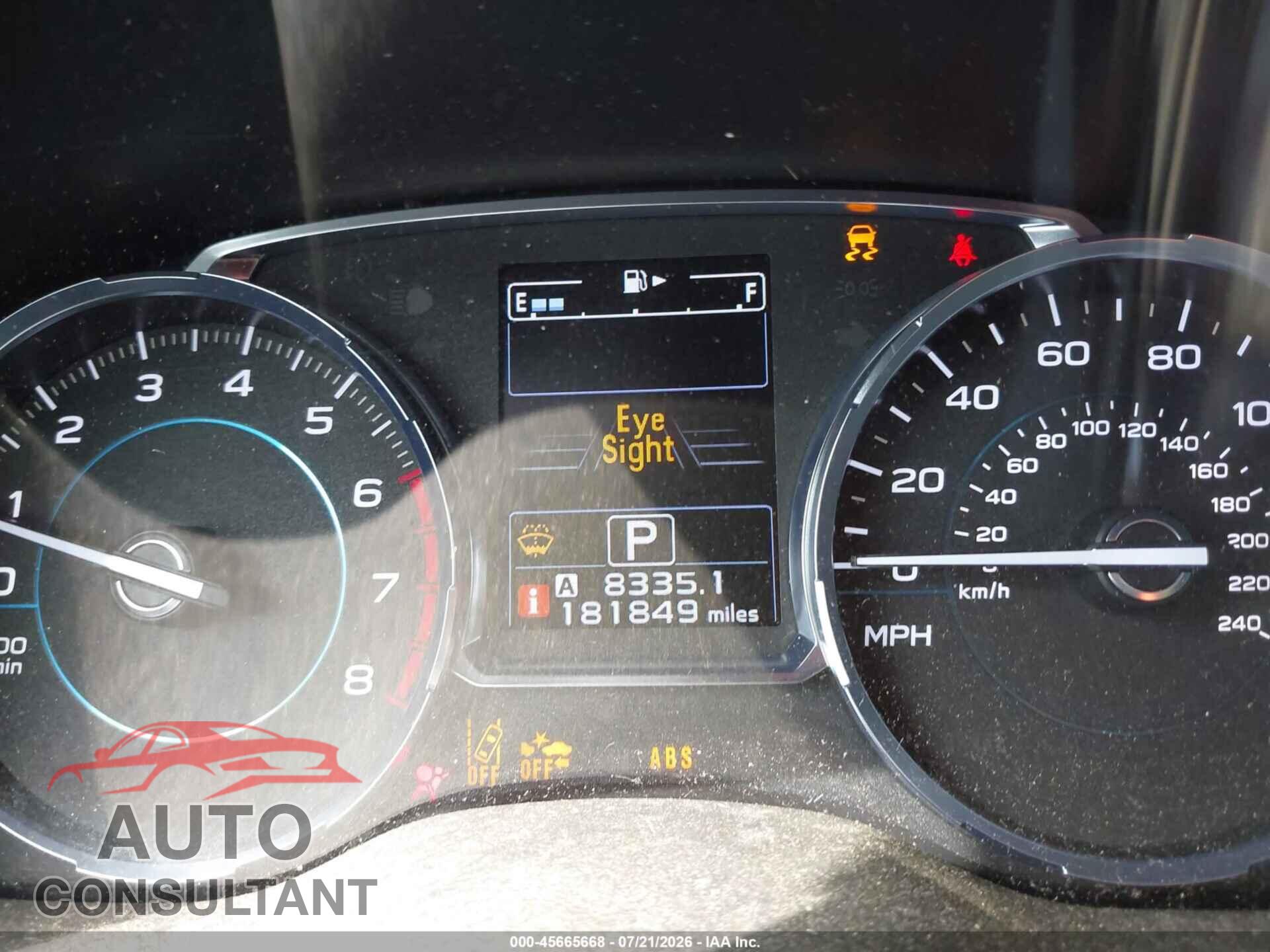 SUBARU FORESTER 2017 - JF2SJAGCXHH506509
