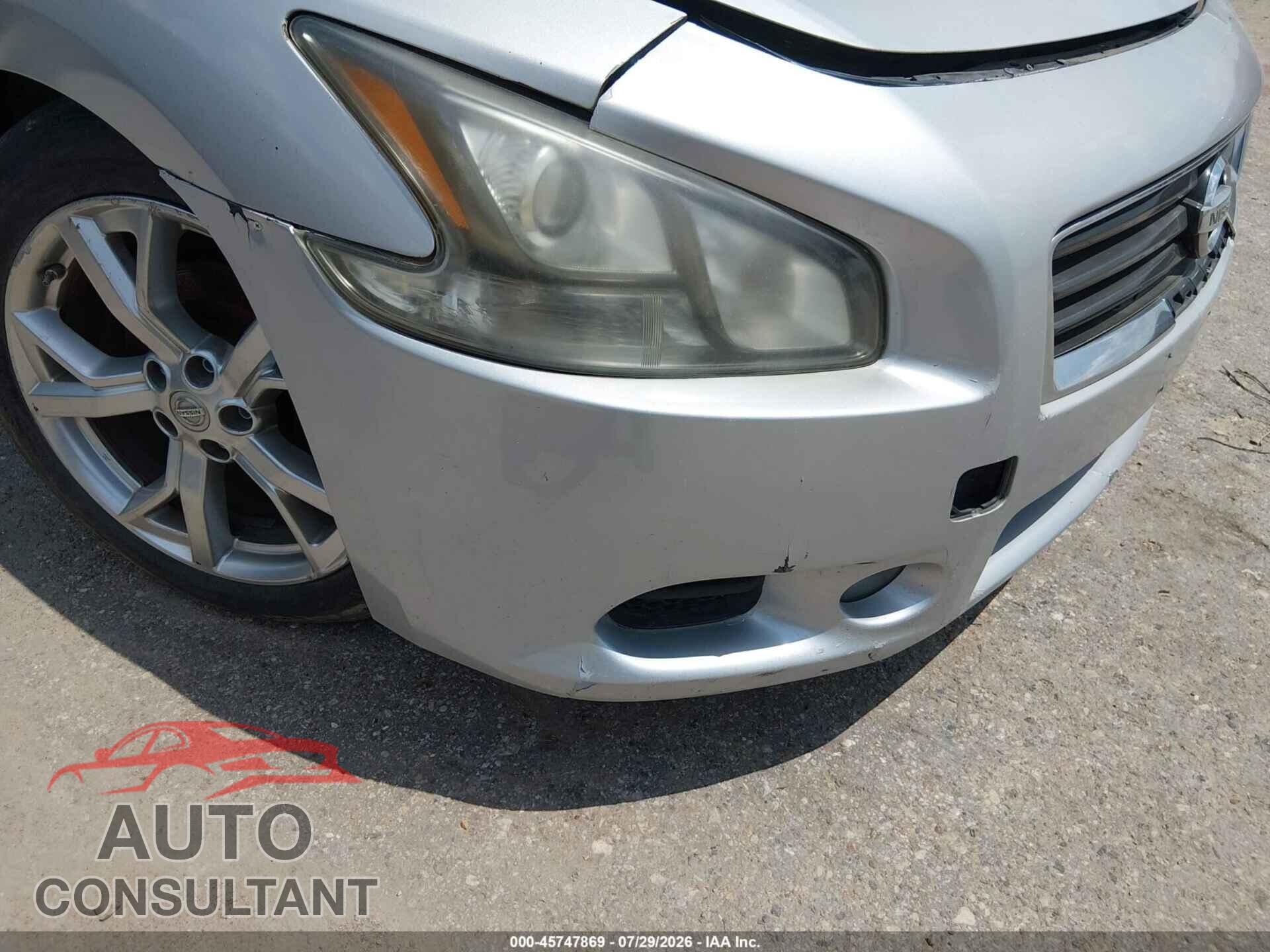 NISSAN MAXIMA 2012 - 1N4AA5AP1CC861772