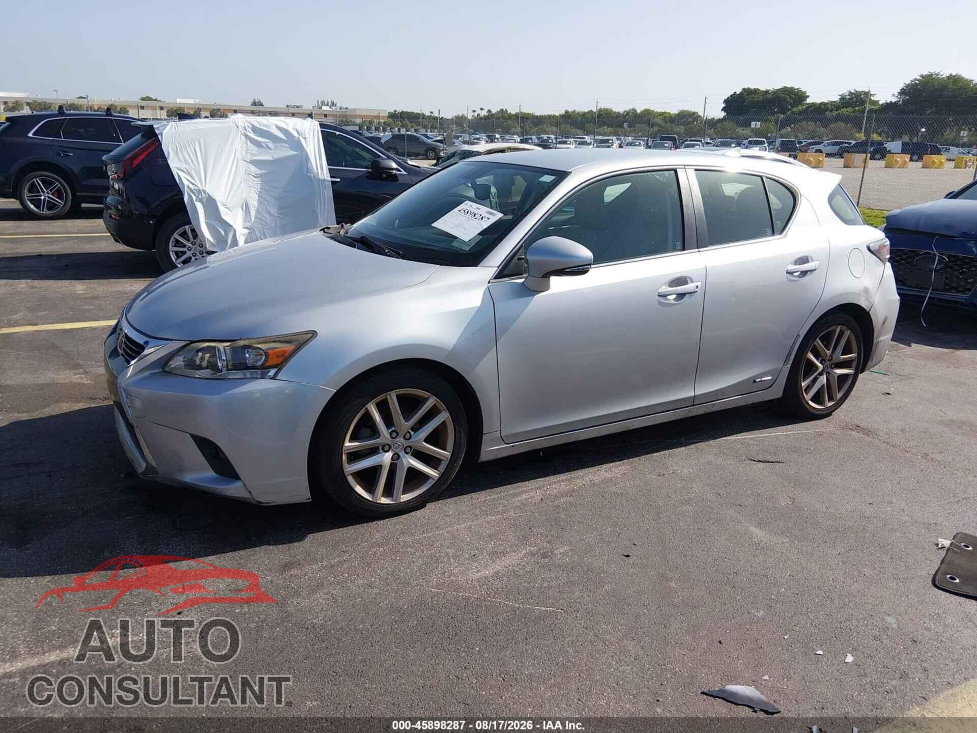 LEXUS CT 200H 2016 - JTHKD5BH1G2254990