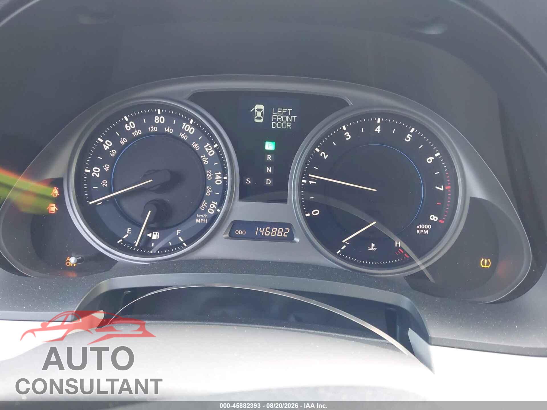 LEXUS IS 350 2010 - JTHBE5C28A5023632