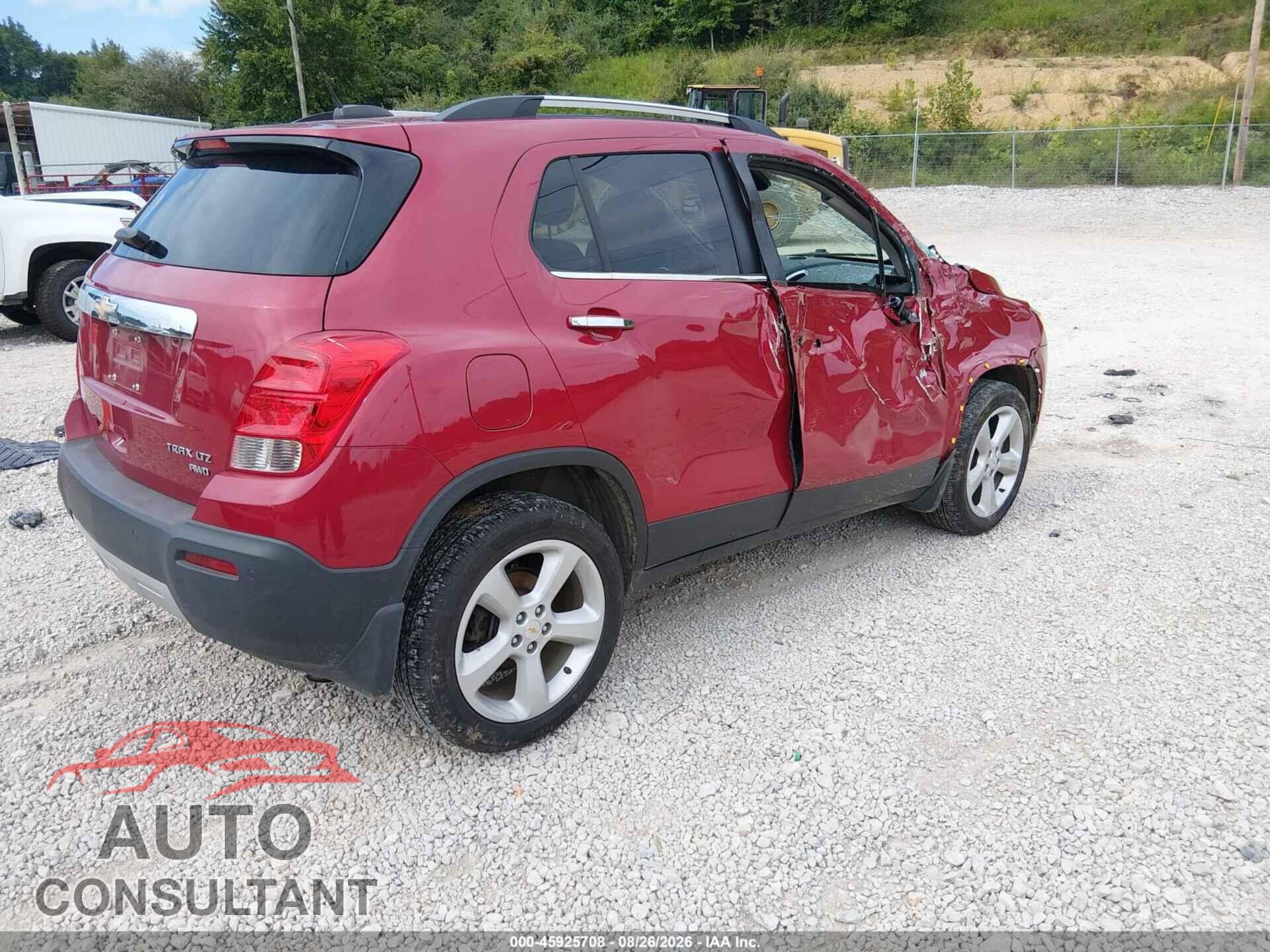 CHEVROLET TRAX 2015 - KL7CJTSB0FB251329