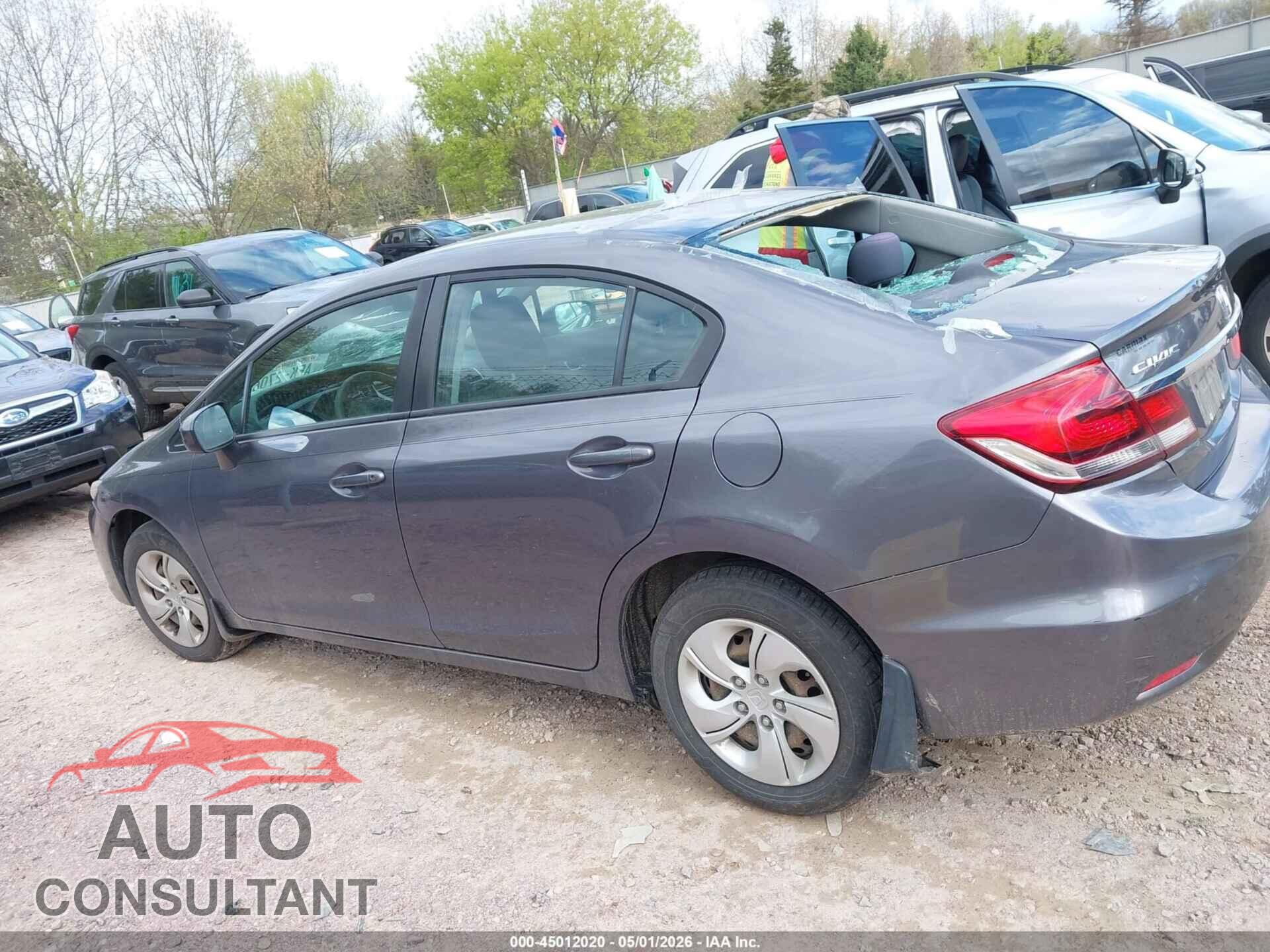 HONDA CIVIC 2015 - 19XFB2F58FE094342