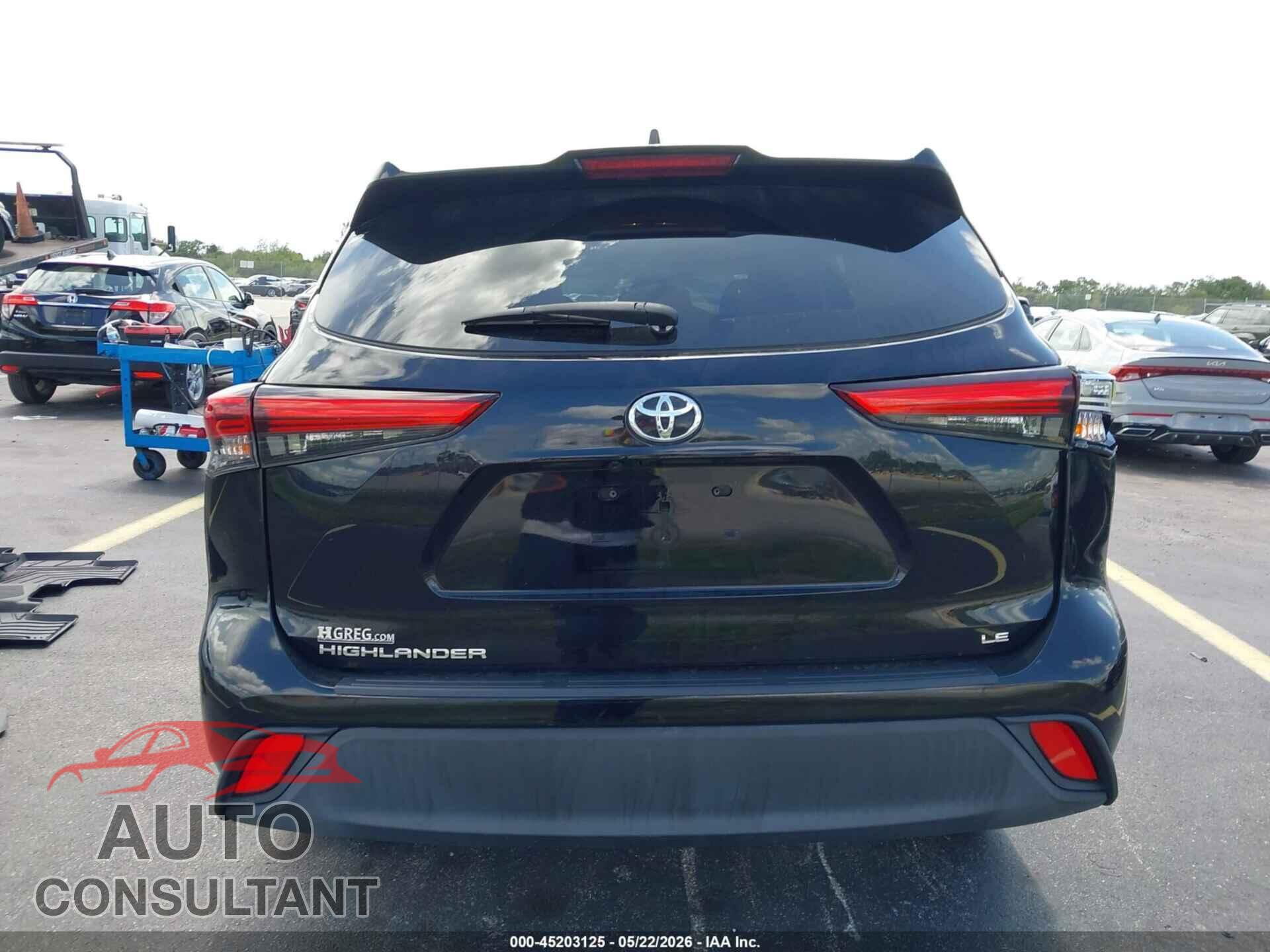 TOYOTA HIGHLANDER 2020 - 5TDZZRAH5LS012443