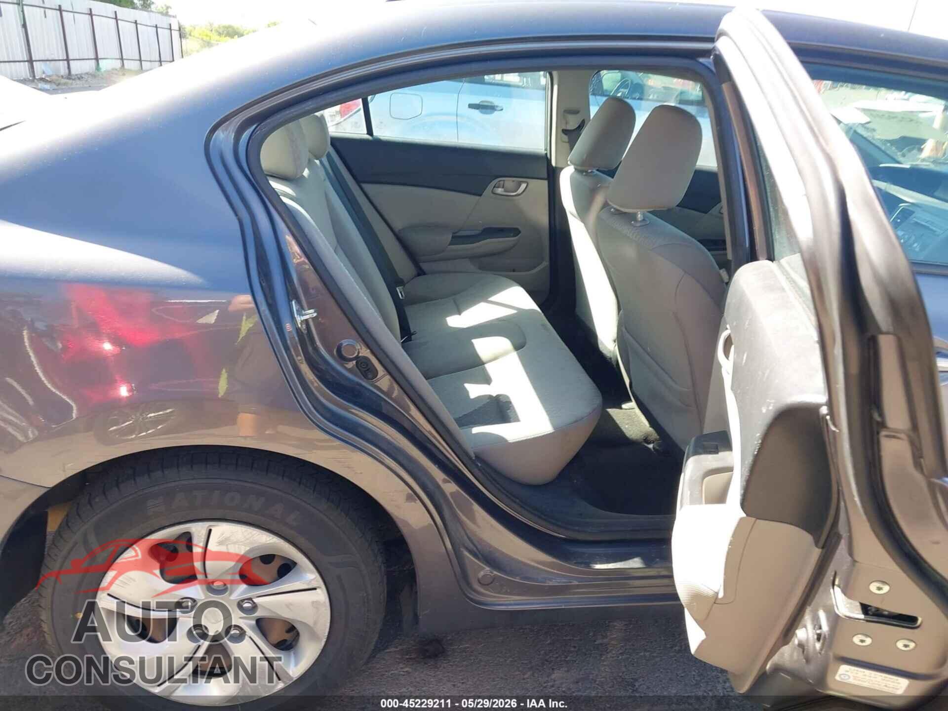 HONDA CIVIC 2014 - 19XFB2F54EE005011