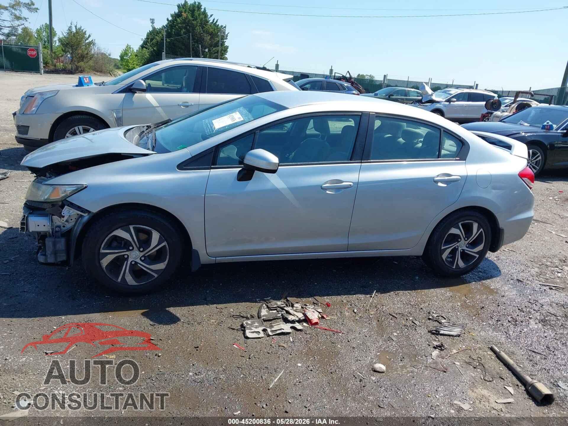 HONDA CIVIC 2014 - 2HGFB2F5XEH547607