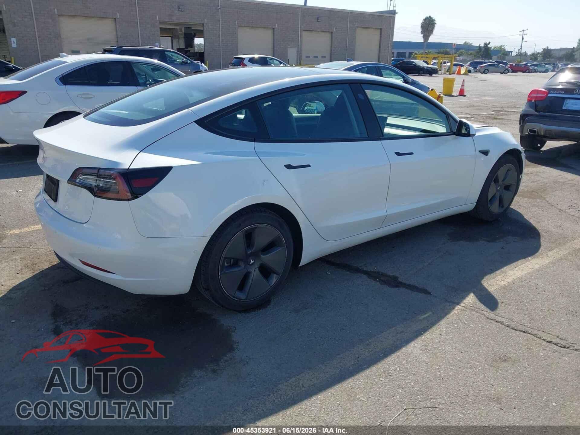 TESLA MODEL 3 2022 - 5YJ3E1EA7NF168748