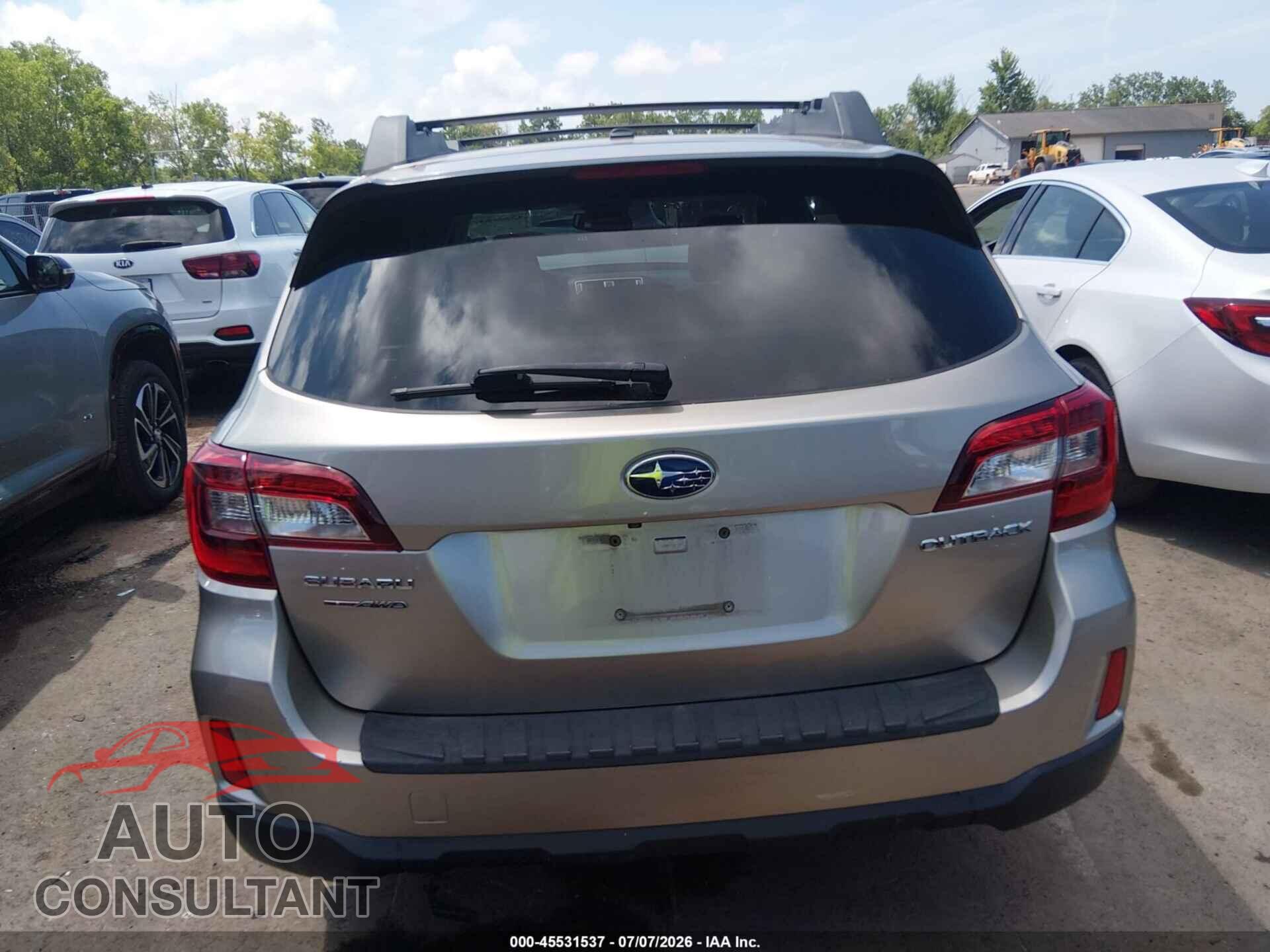 SUBARU OUTBACK 2015 - 4S4BSBLC0F3206796
