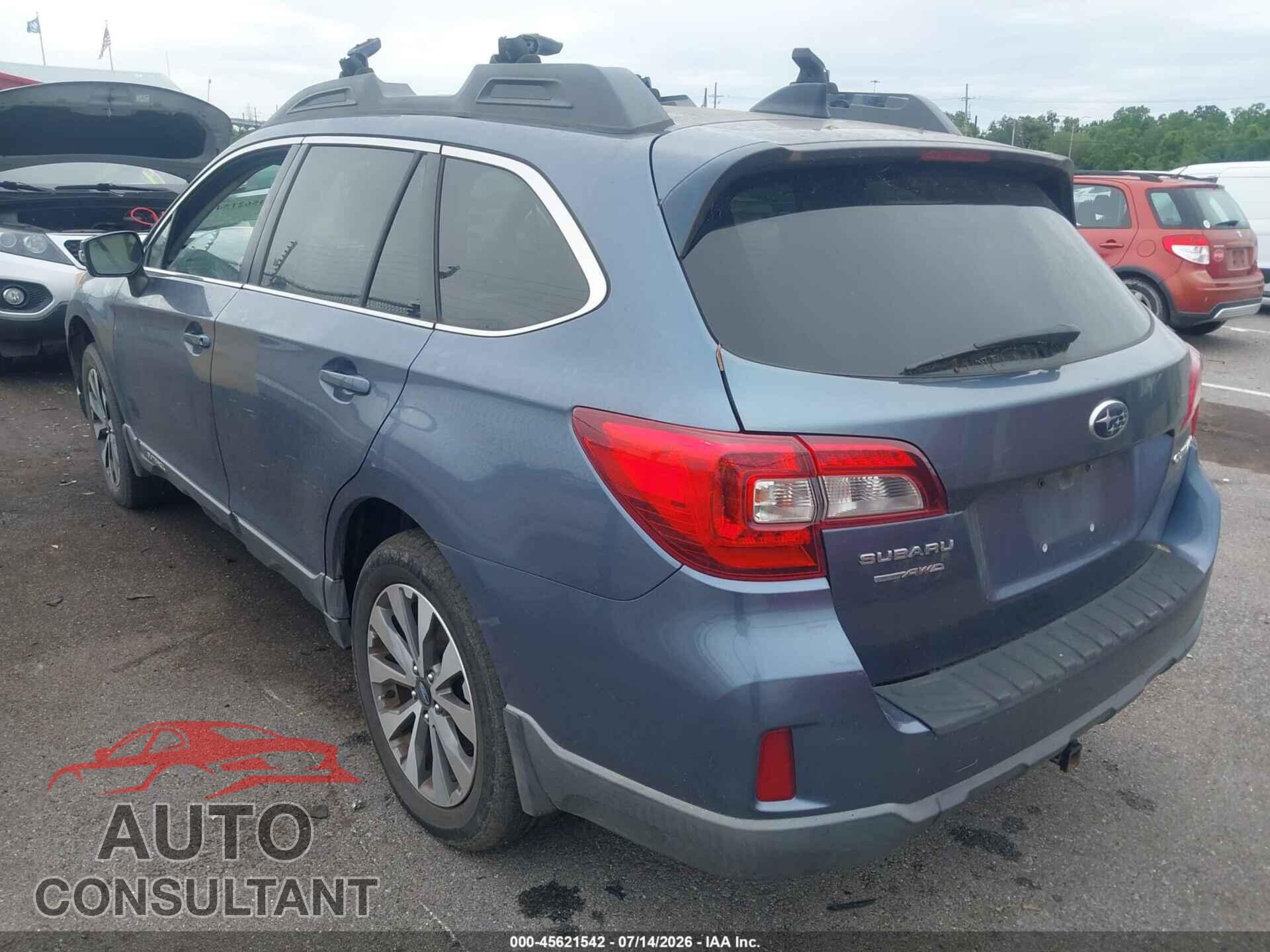 SUBARU OUTBACK 2016 - 4S4BSBLC4G3237907