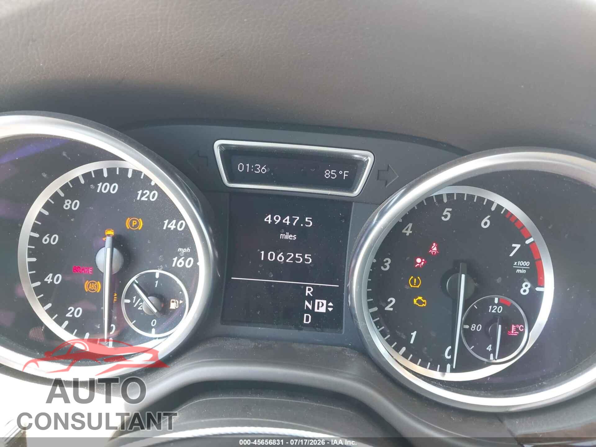 MERCEDES-BENZ ML 350 2012 - 4JGDA5HB3CA042013