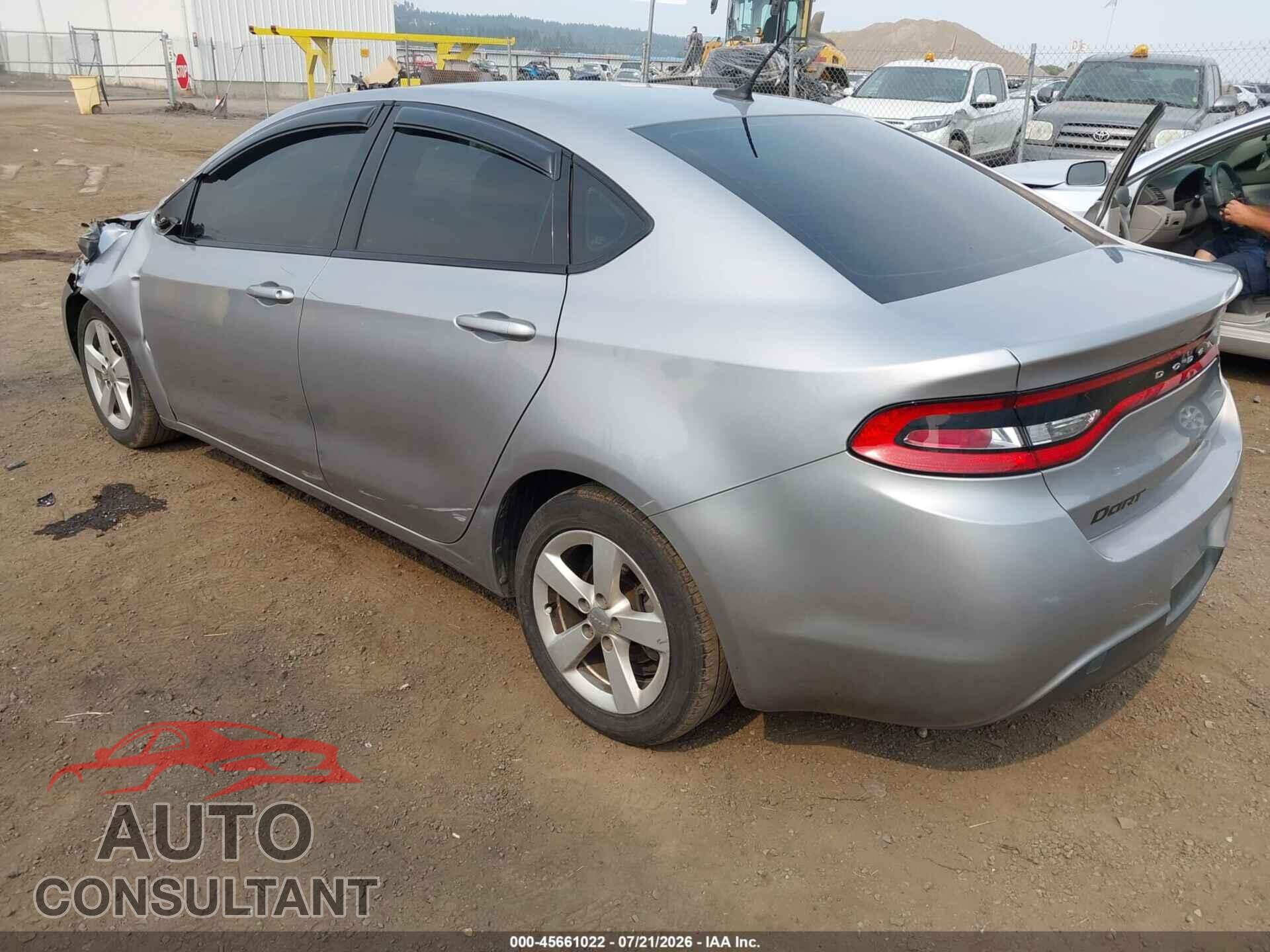 DODGE DART 2016 - 1C3CDFFA7GD821673
