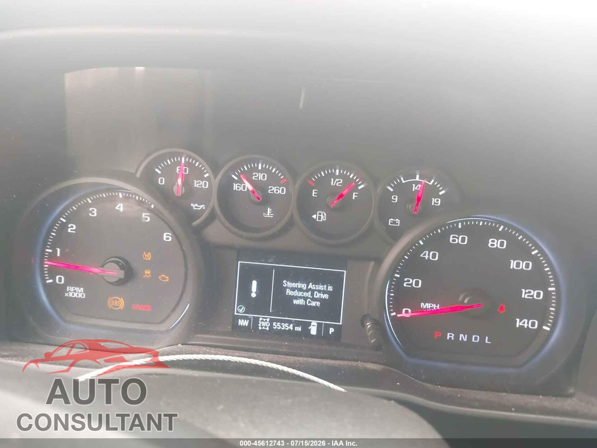CHEVROLET SILVERADO 1500 2020 - 3GCPYCEF2LG234095