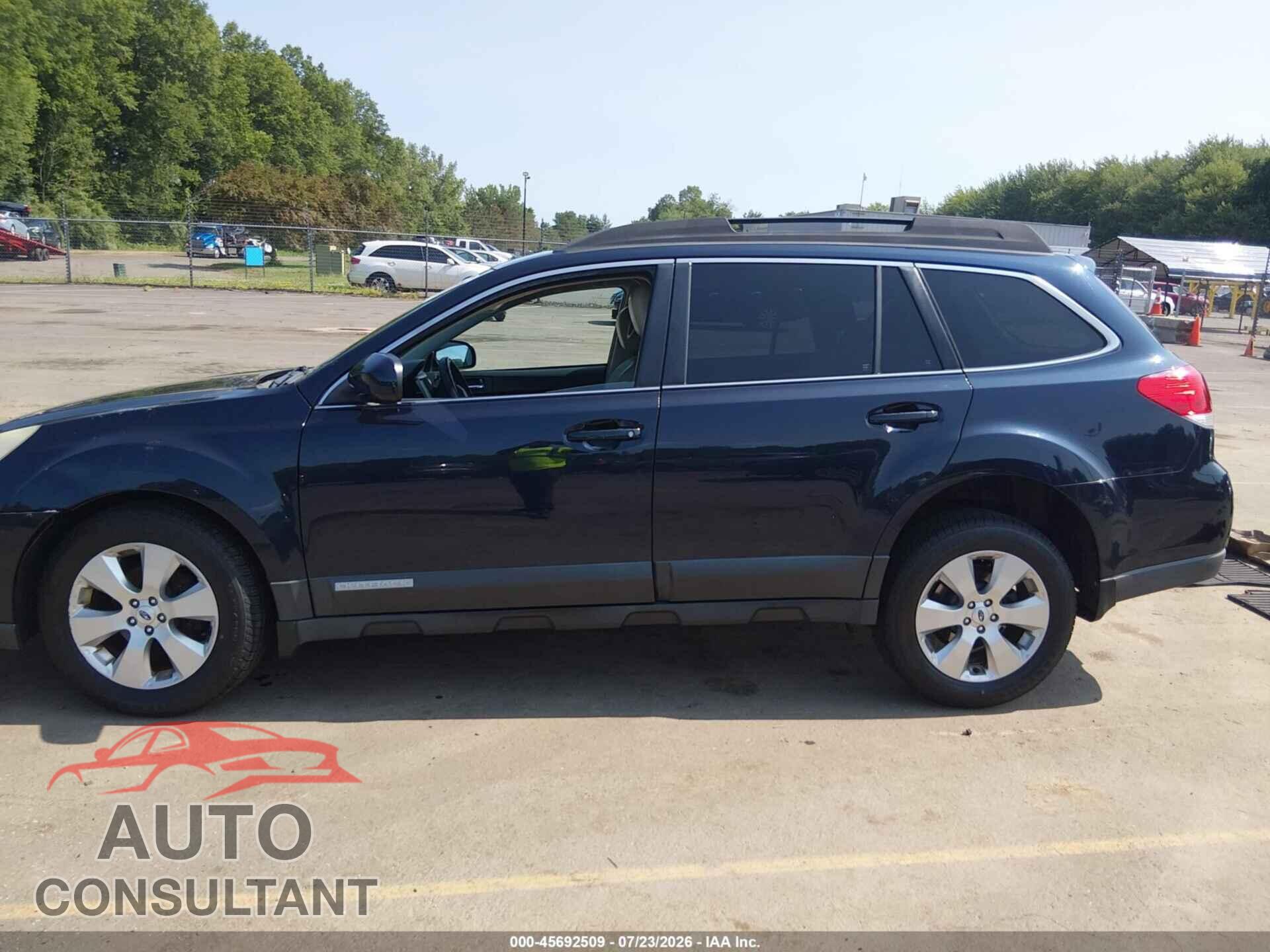 SUBARU OUTBACK 2012 - 4S4BRBLC2C3217967
