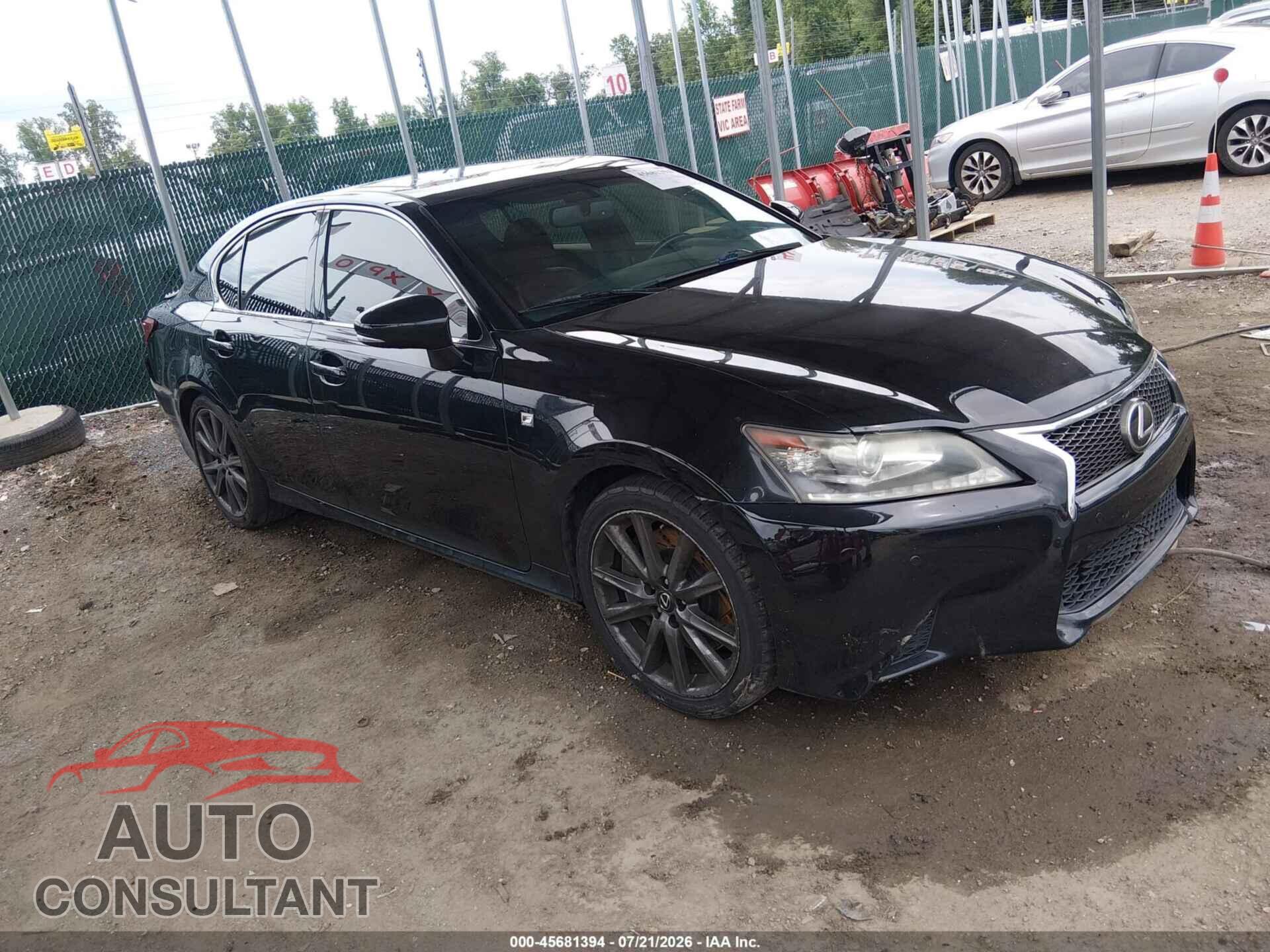 LEXUS GS 350 2013 - JTHBE1BL7D5021796