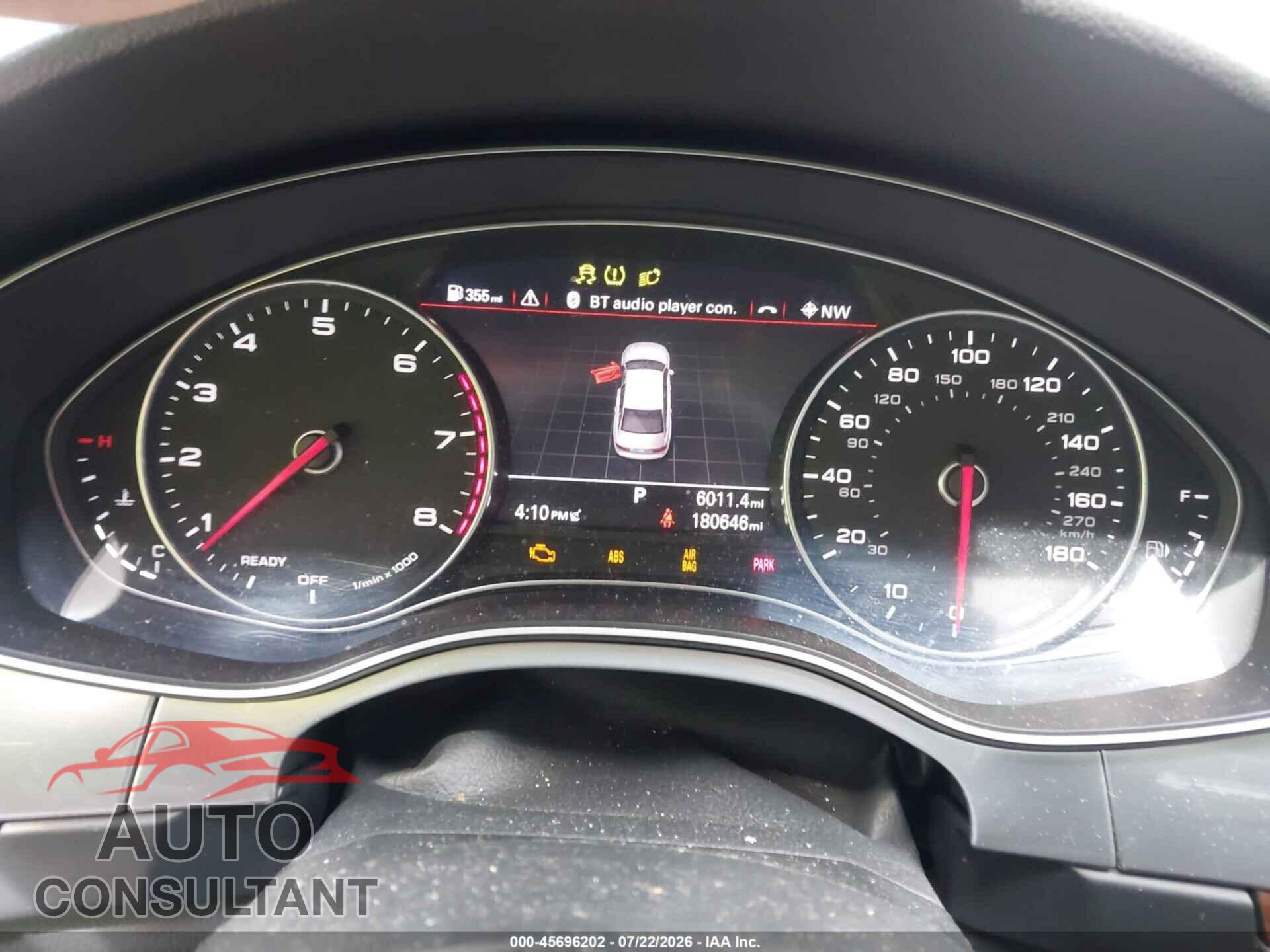 AUDI A6 2016 - WAUFGAFC5GN150340