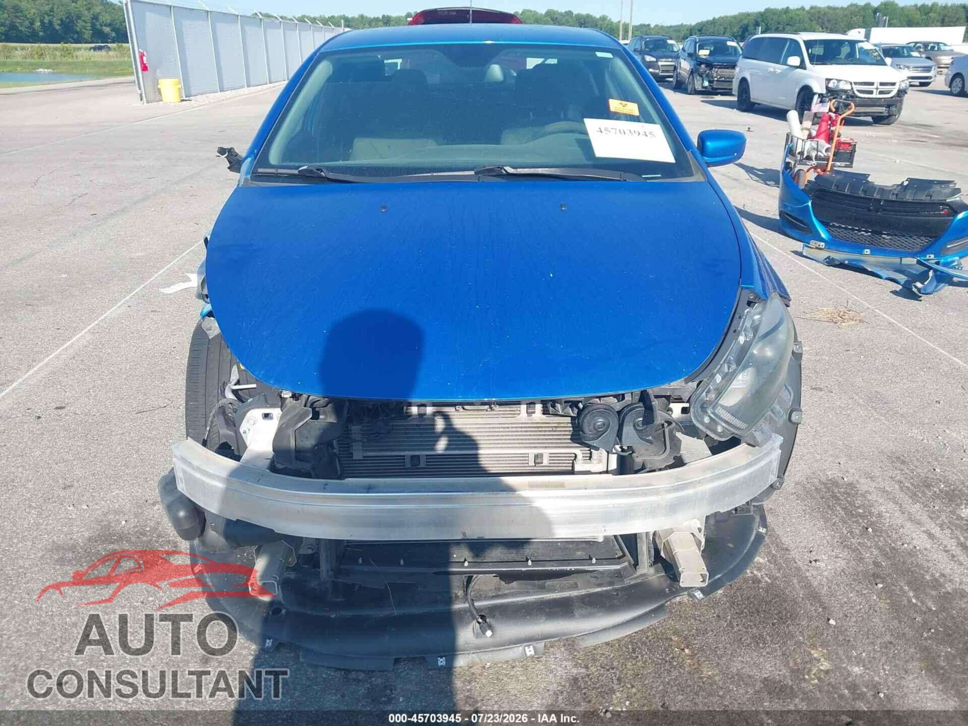 DODGE DART 2016 - 1C3CDFAA1GD503636