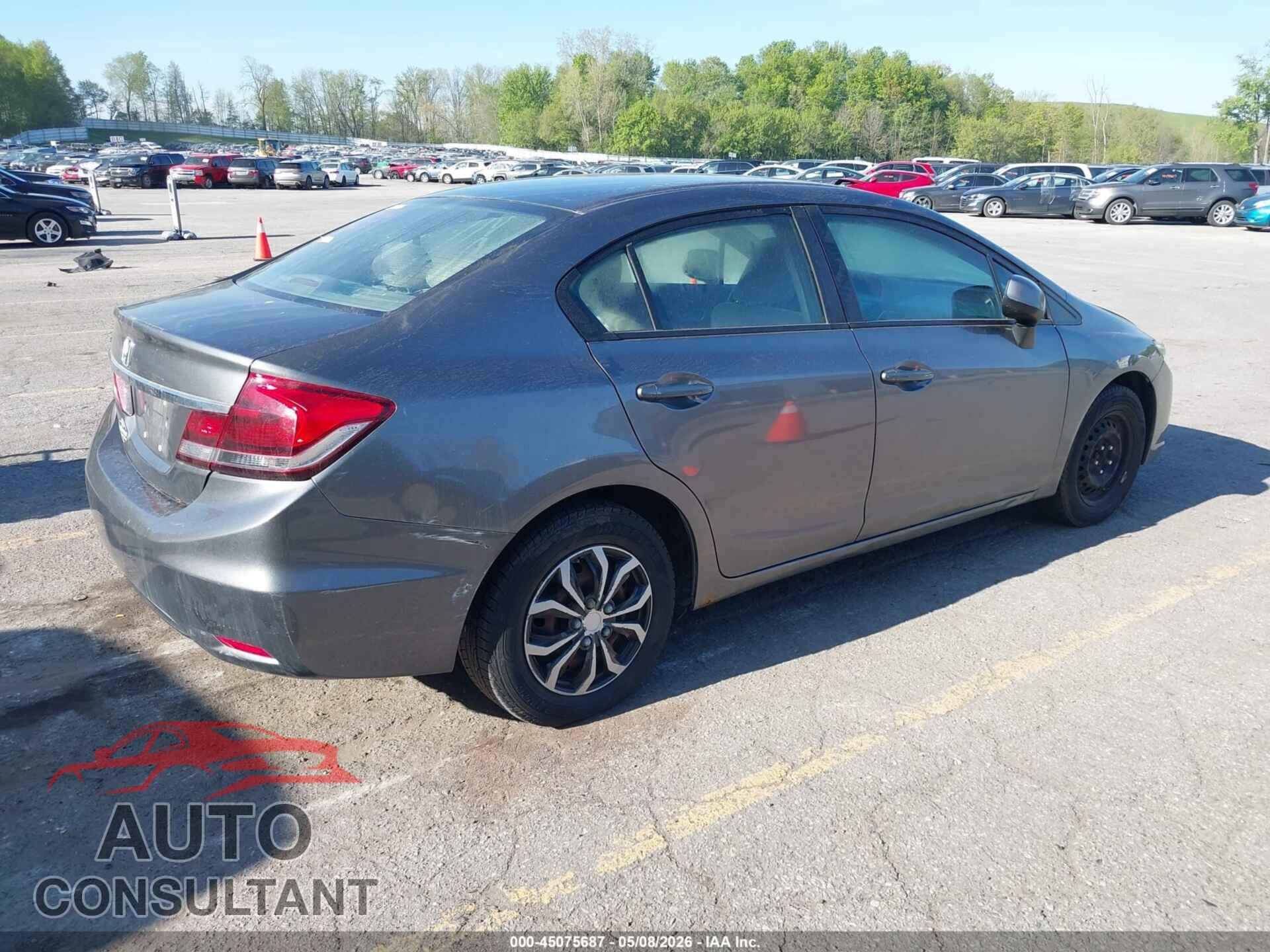 HONDA CIVIC 2013 - 19XFB2F54DE090155