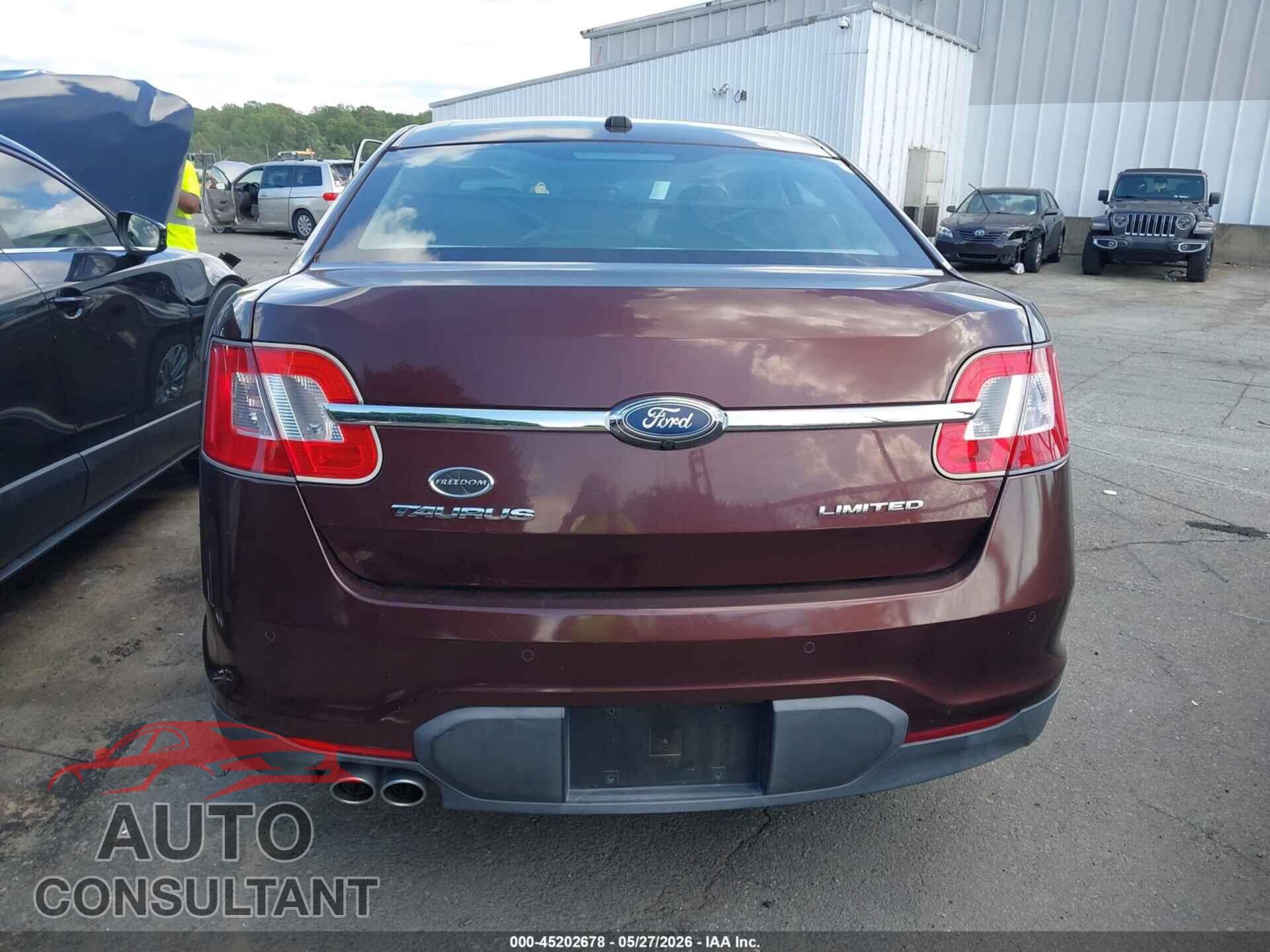 FORD TAURUS 2012 - 1FAHP2FW3CG123007