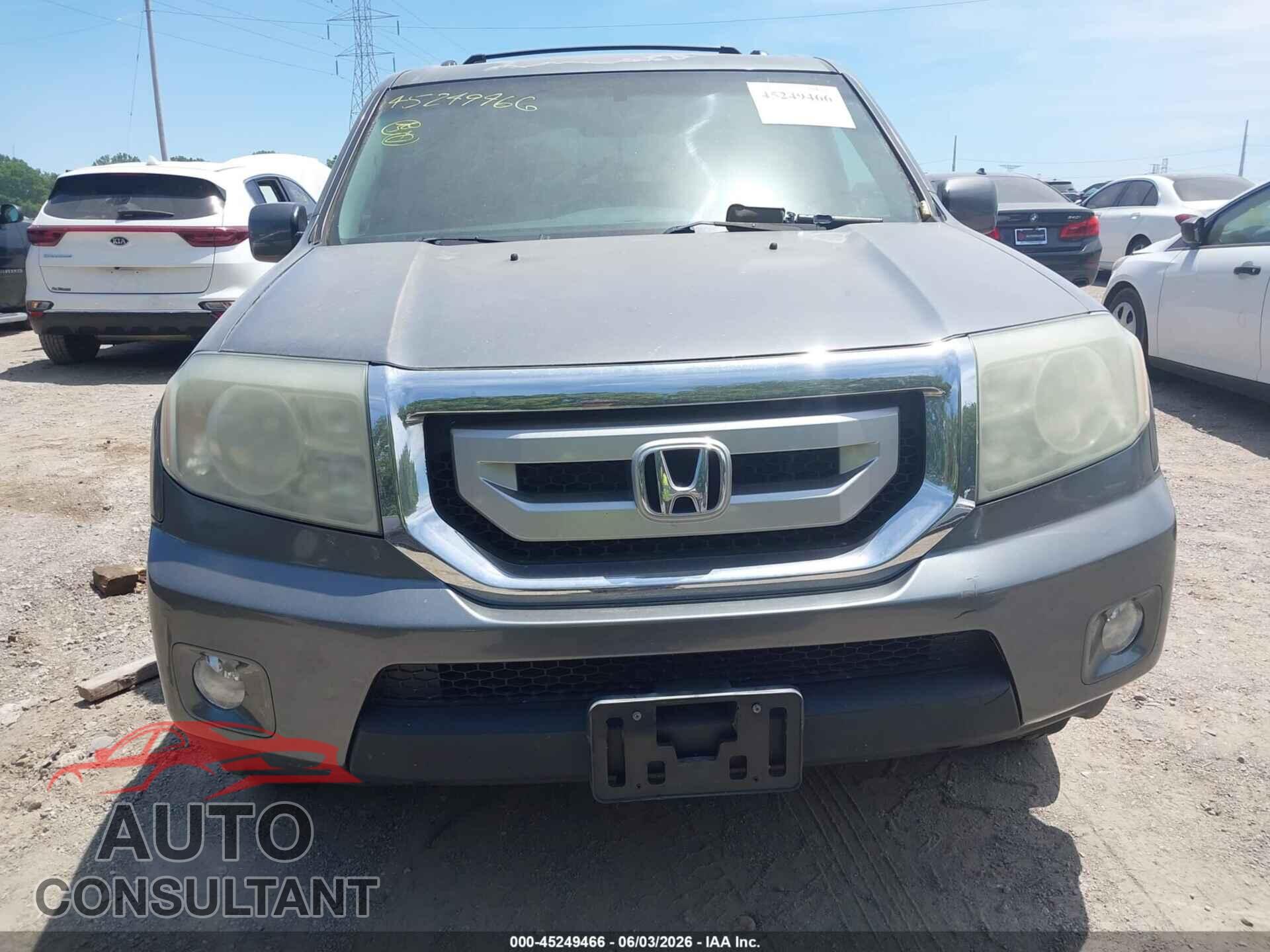 HONDA PILOT 2010 - 5FNYF4H5XAB031087