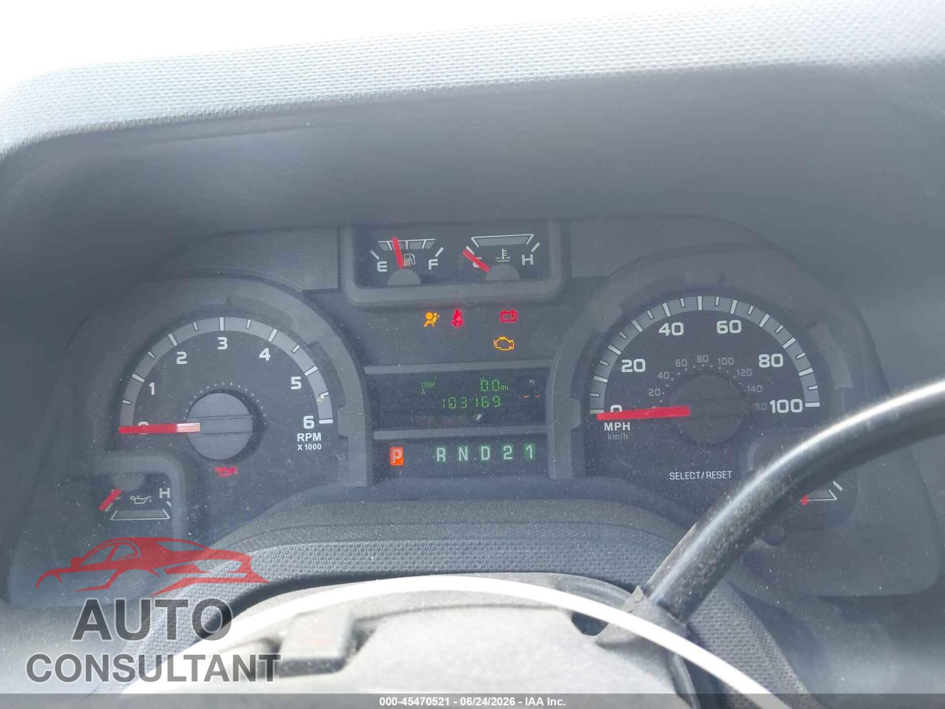 FORD E-150 2009 - 1FTNE14W09DA13333