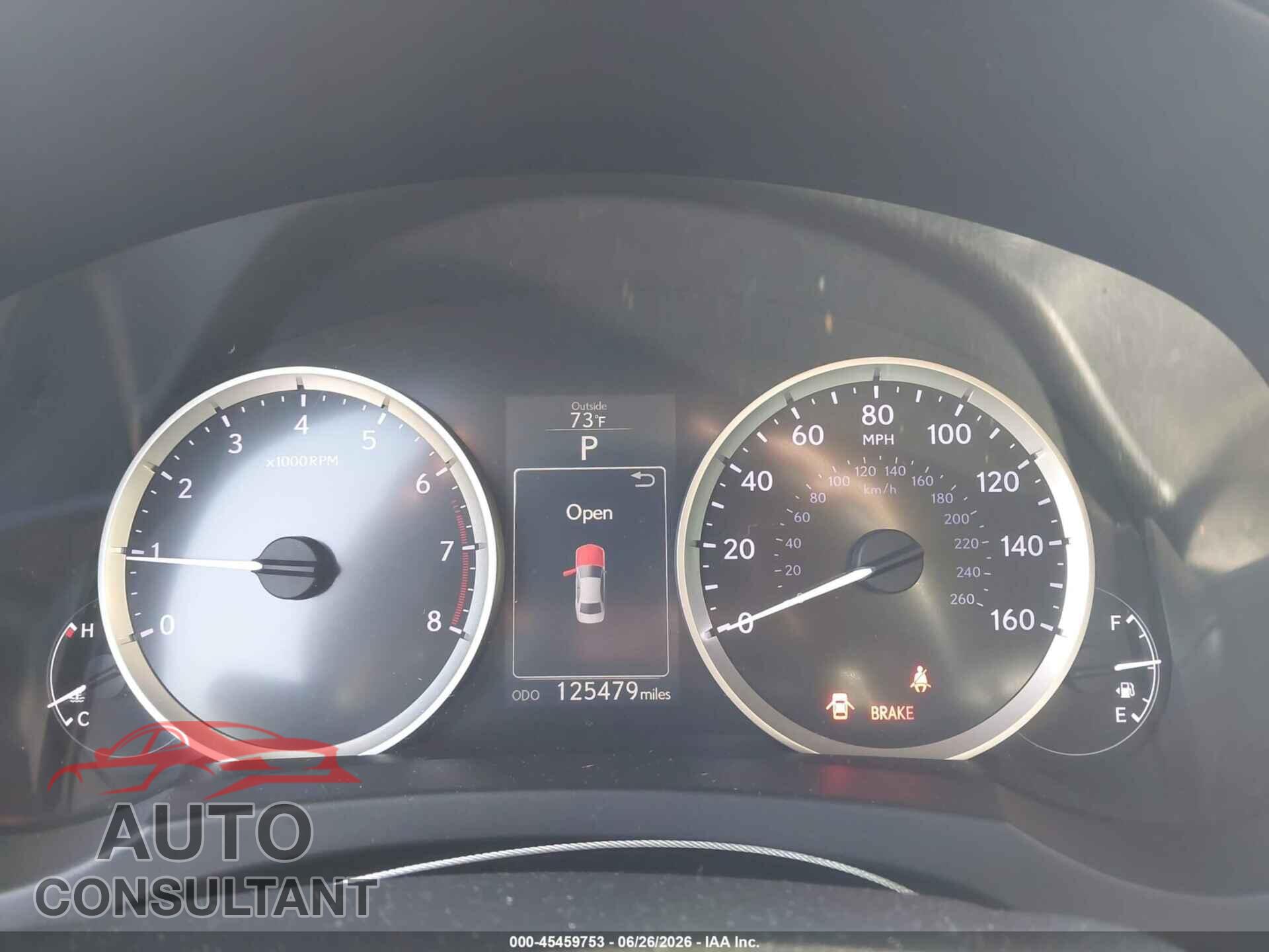 LEXUS IS 250 2015 - JTHCF1D23F5022422