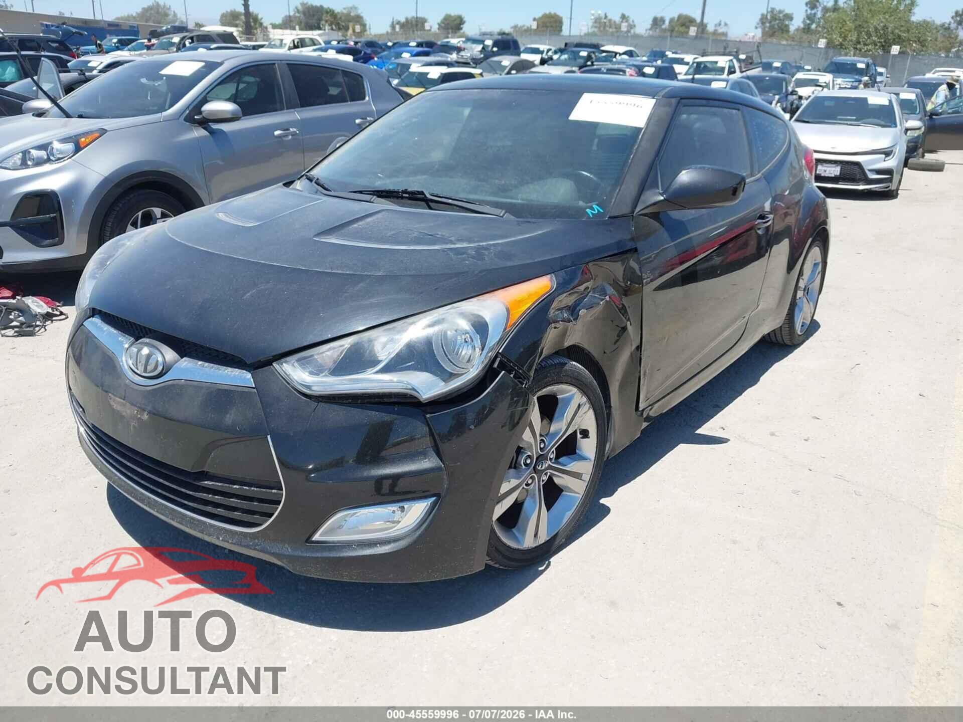 HYUNDAI VELOSTER 2013 - KMHTC6AD2DU098032