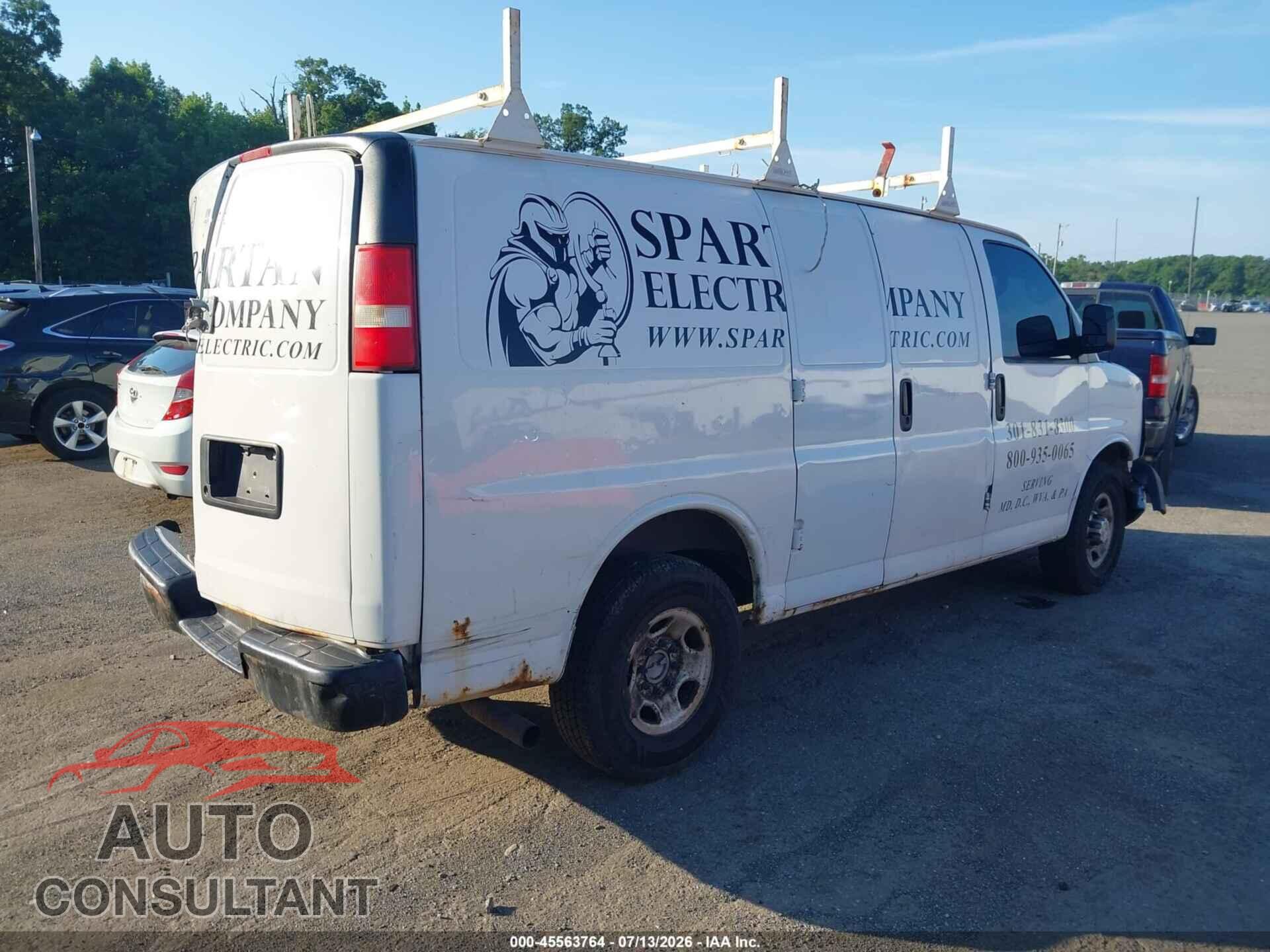 CHEVROLET EXPRESS 2500 2012 - 1GCWGFCA1C1203216
