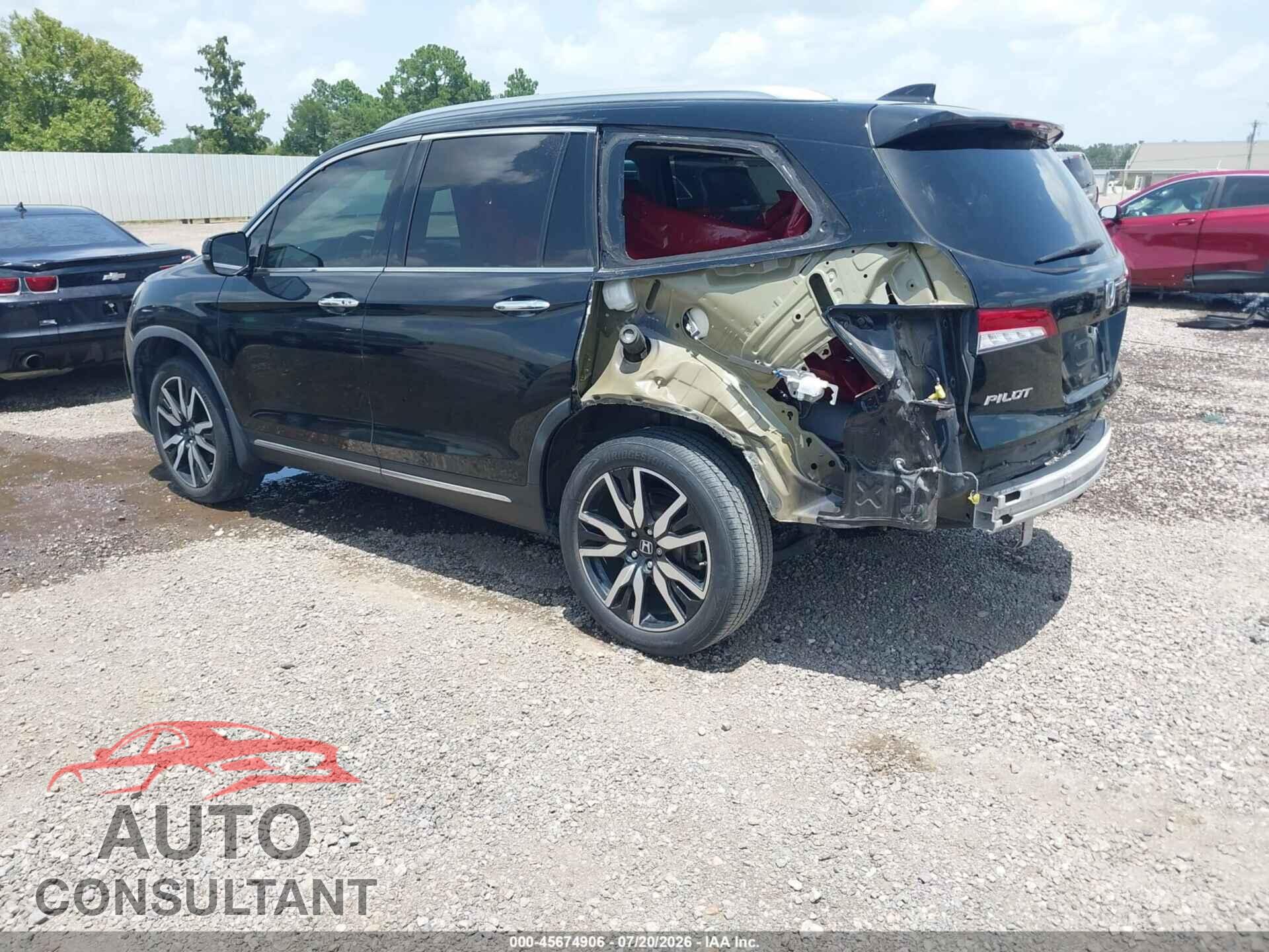 HONDA PILOT 2019 - 5FNYF5H99KB014257
