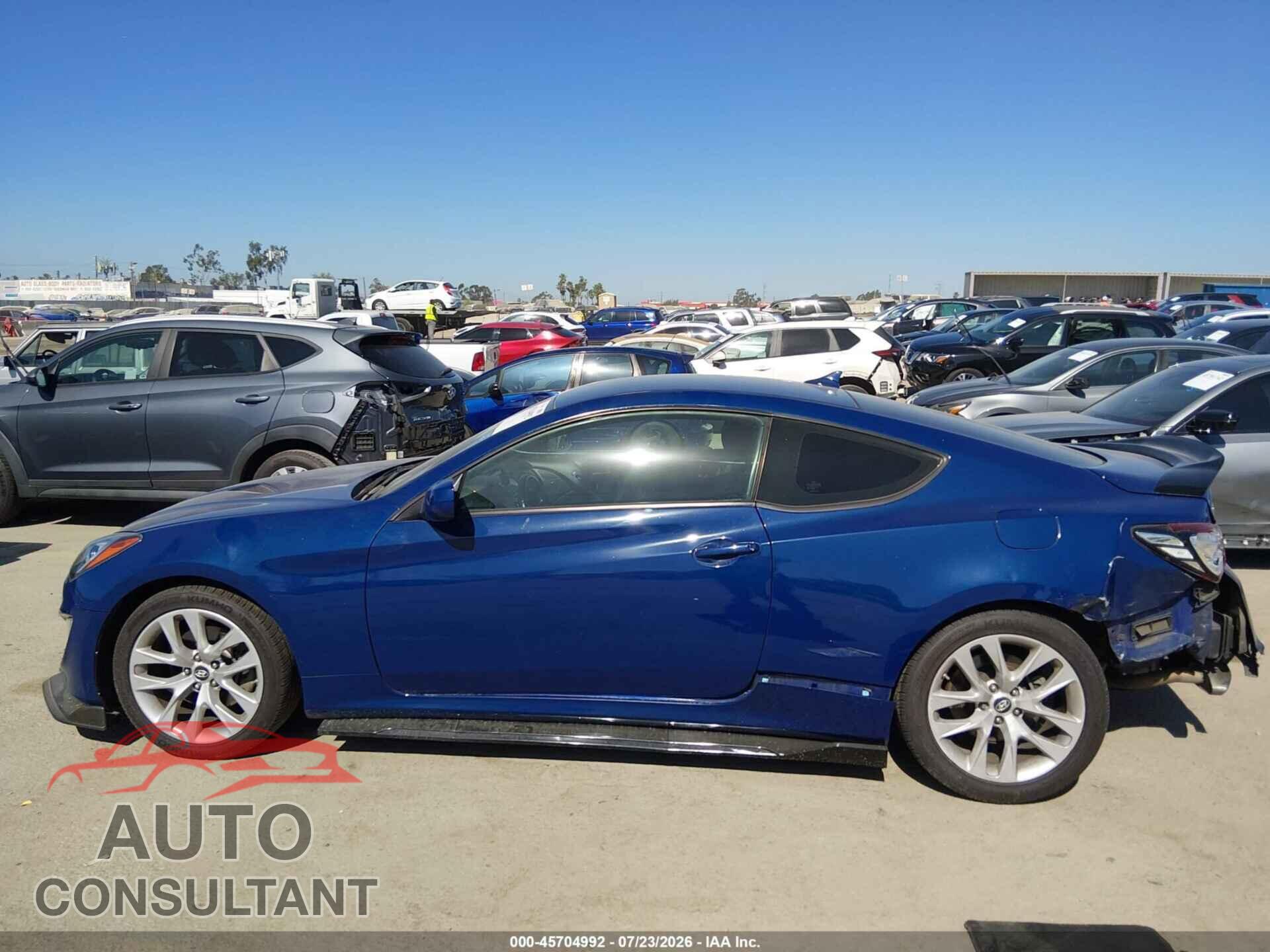 HYUNDAI GENESIS 2013 - KMHHT6KD0DU082271