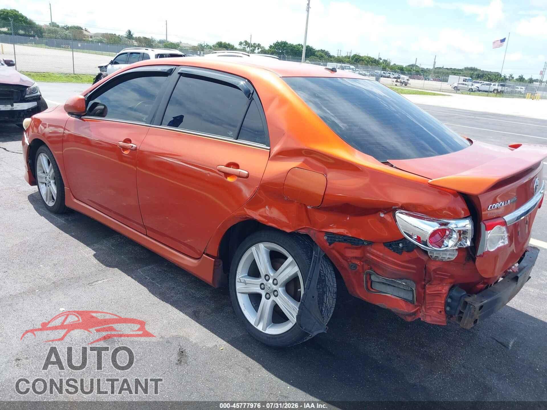 TOYOTA COROLLA 2013 - 2T1BU4EE9DC075526
