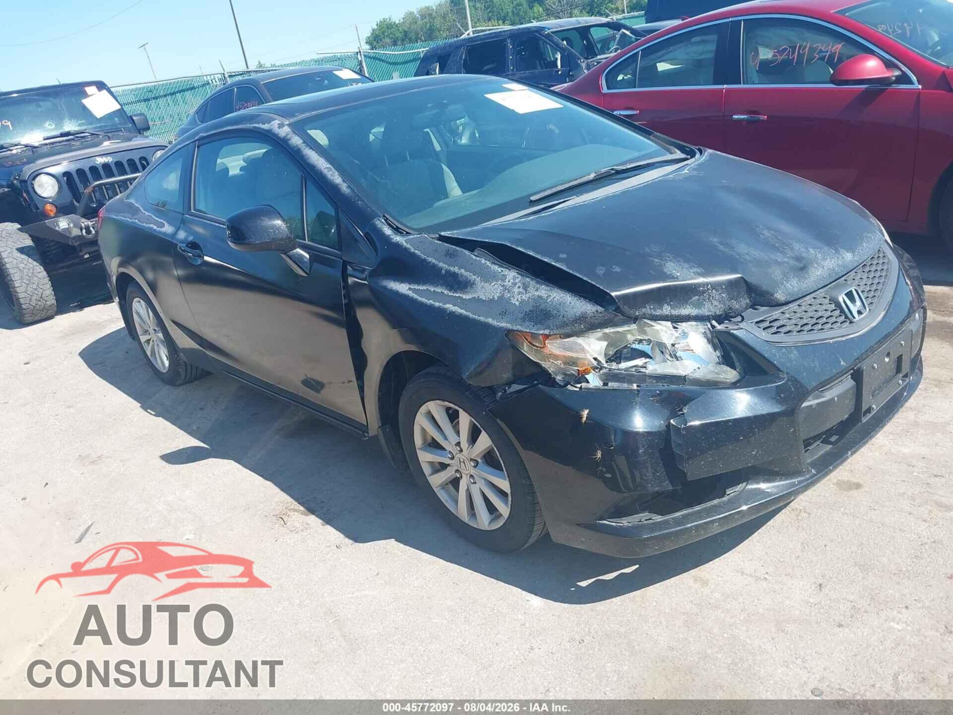 HONDA CIVIC 2012 - 2HGFG3B80CH564114