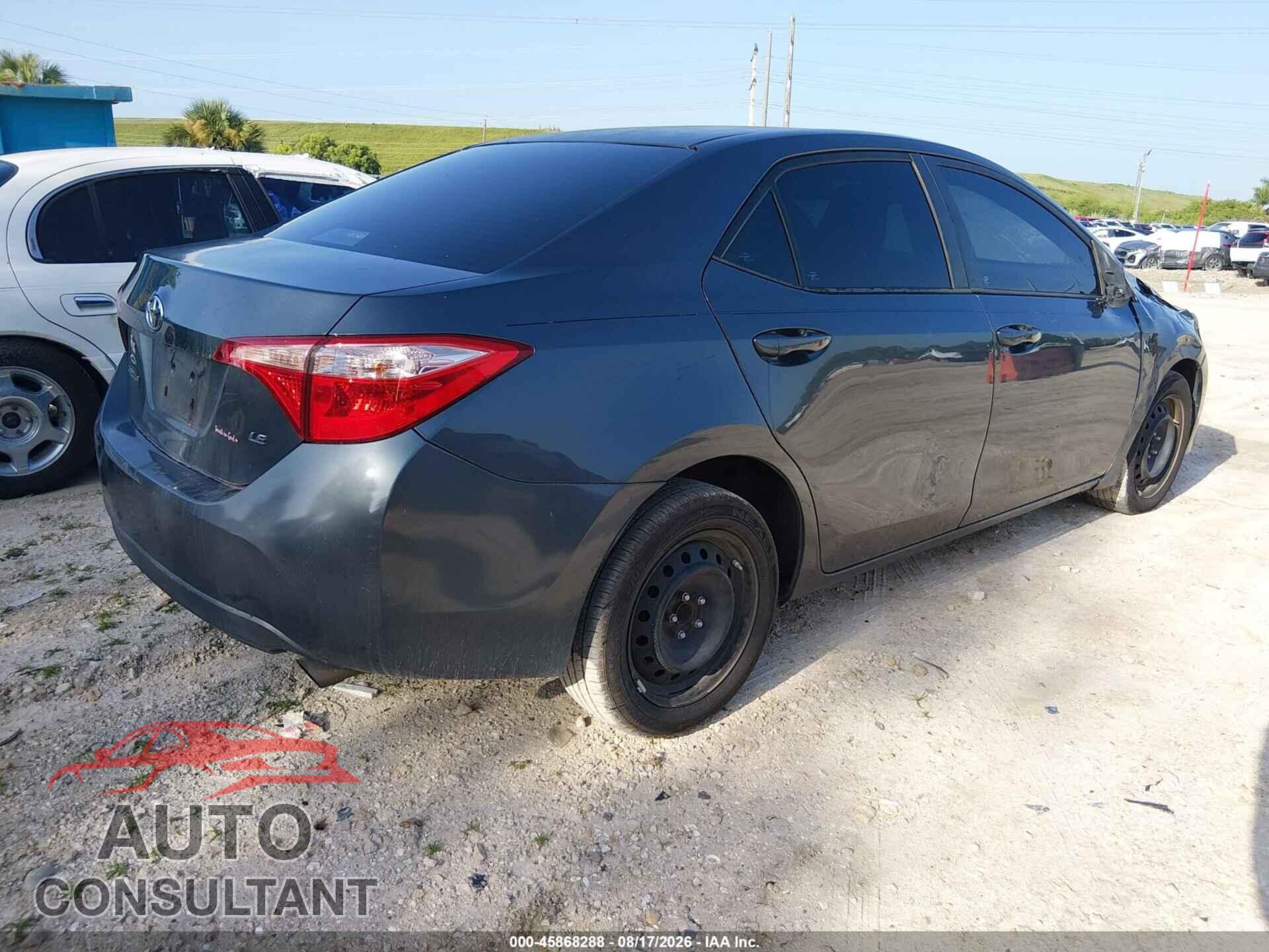 TOYOTA COROLLA 2017 - 2T1BURHE5HC819136