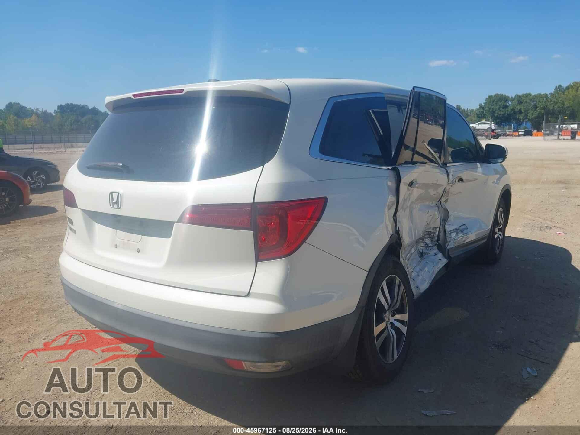 HONDA PILOT 2018 - 5FNYF5H54JB023833
