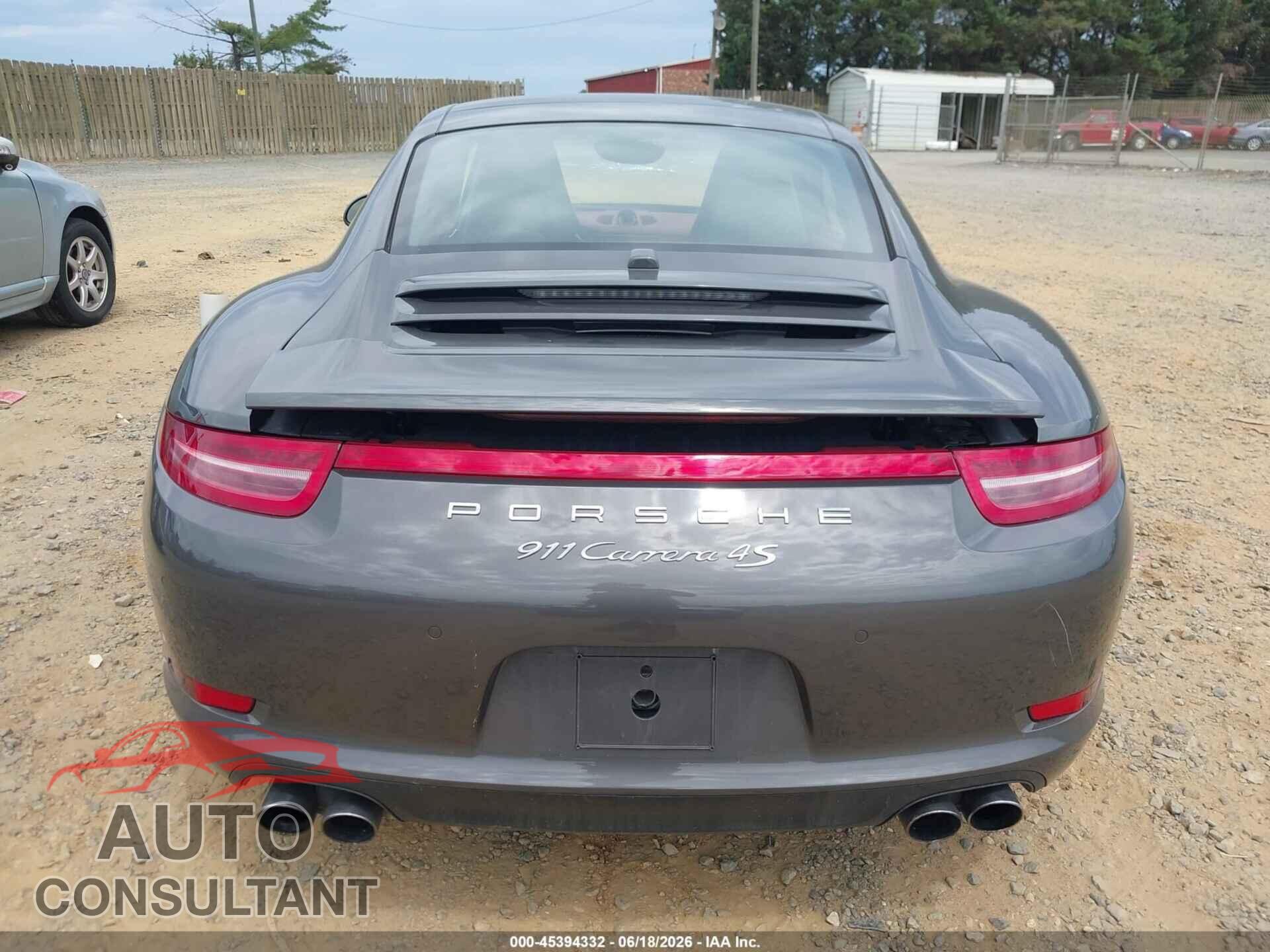 PORSCHE 911 2014 - WP0AB2A94ES122704