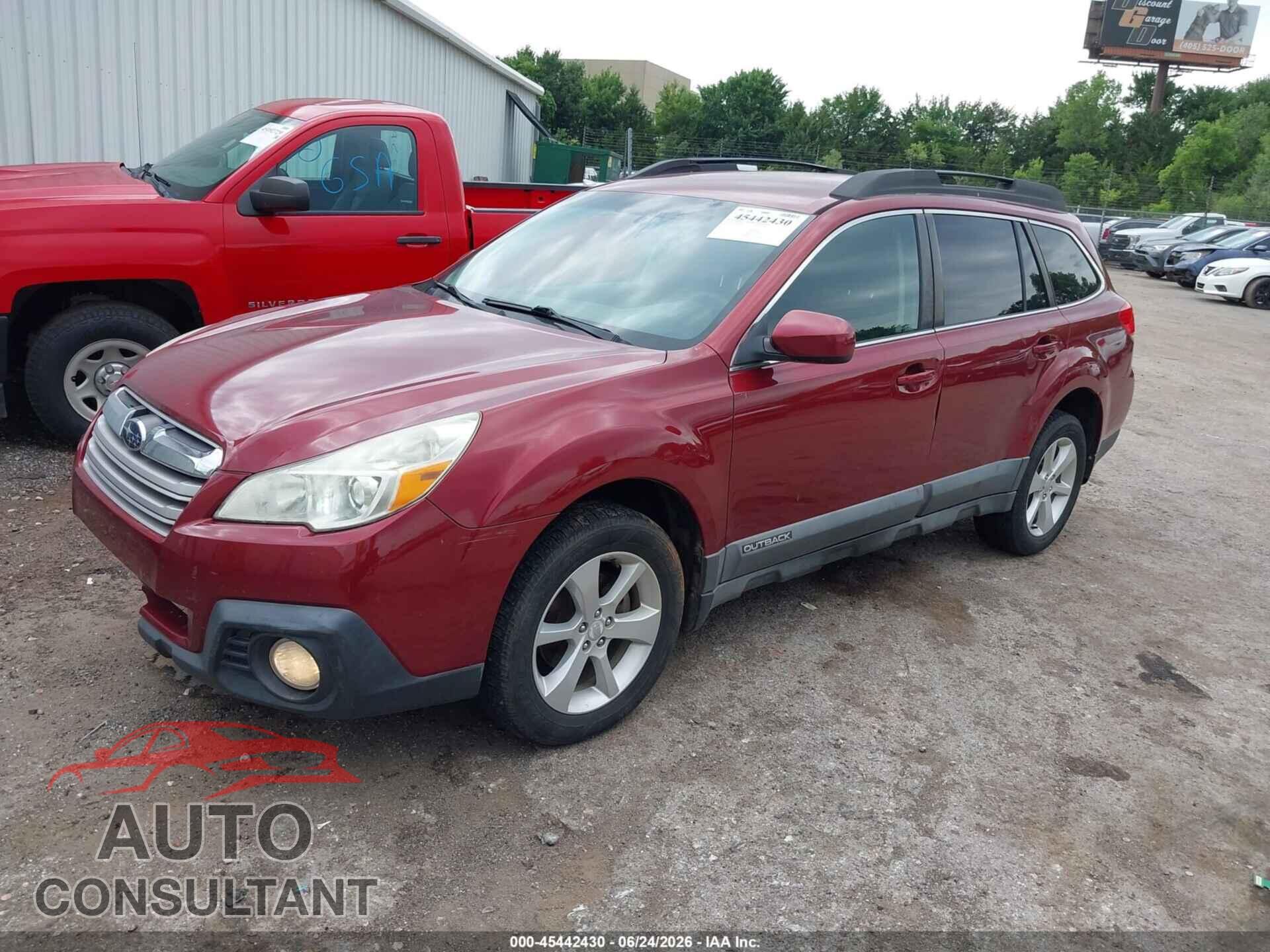 SUBARU OUTBACK 2013 - 4S4BRCCCXD3230859