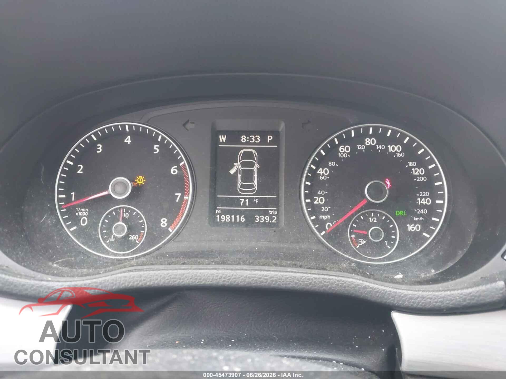 VOLKSWAGEN PASSAT 2013 - 1VWBP7A3XDC108567