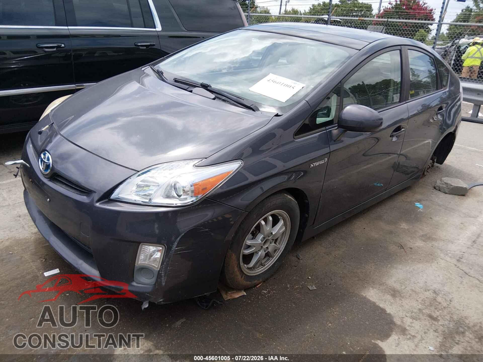 TOYOTA PRIUS 2011 - JTDKN3DU3B0257617