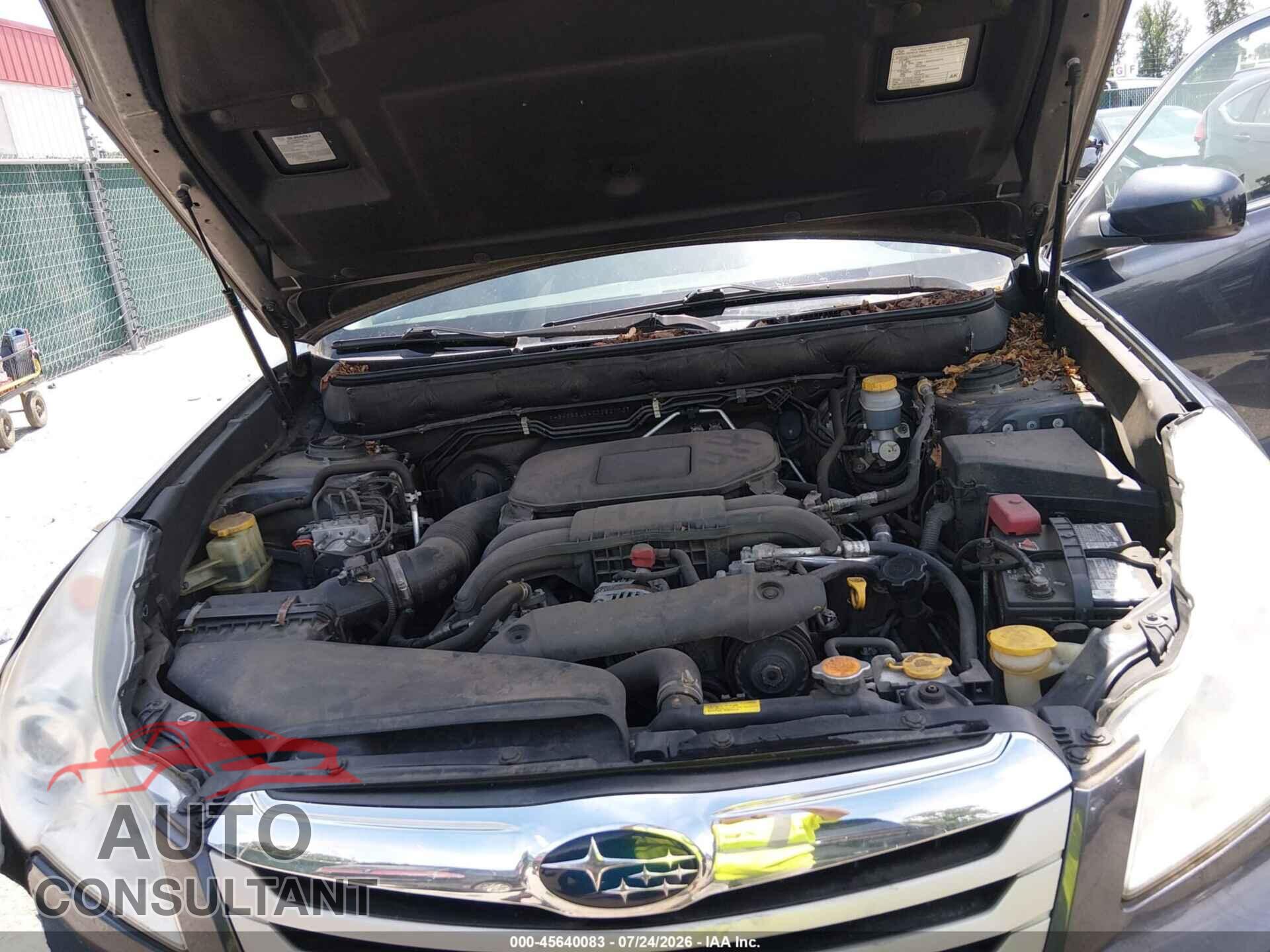 SUBARU OUTBACK 2012 - 4S4BRBLC4C3282173