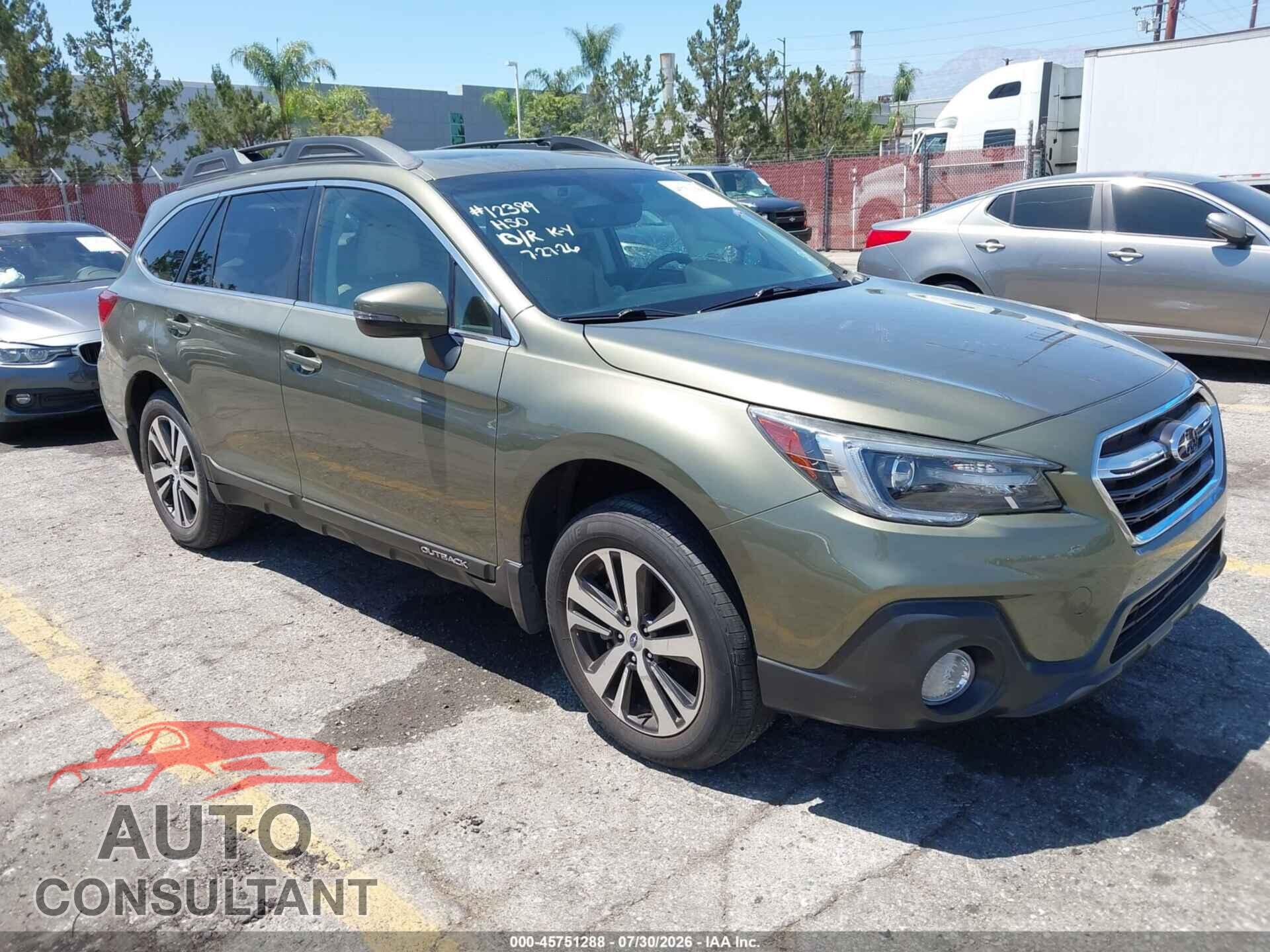 SUBARU OUTBACK 2019 - 4S4BSANC4K3245943