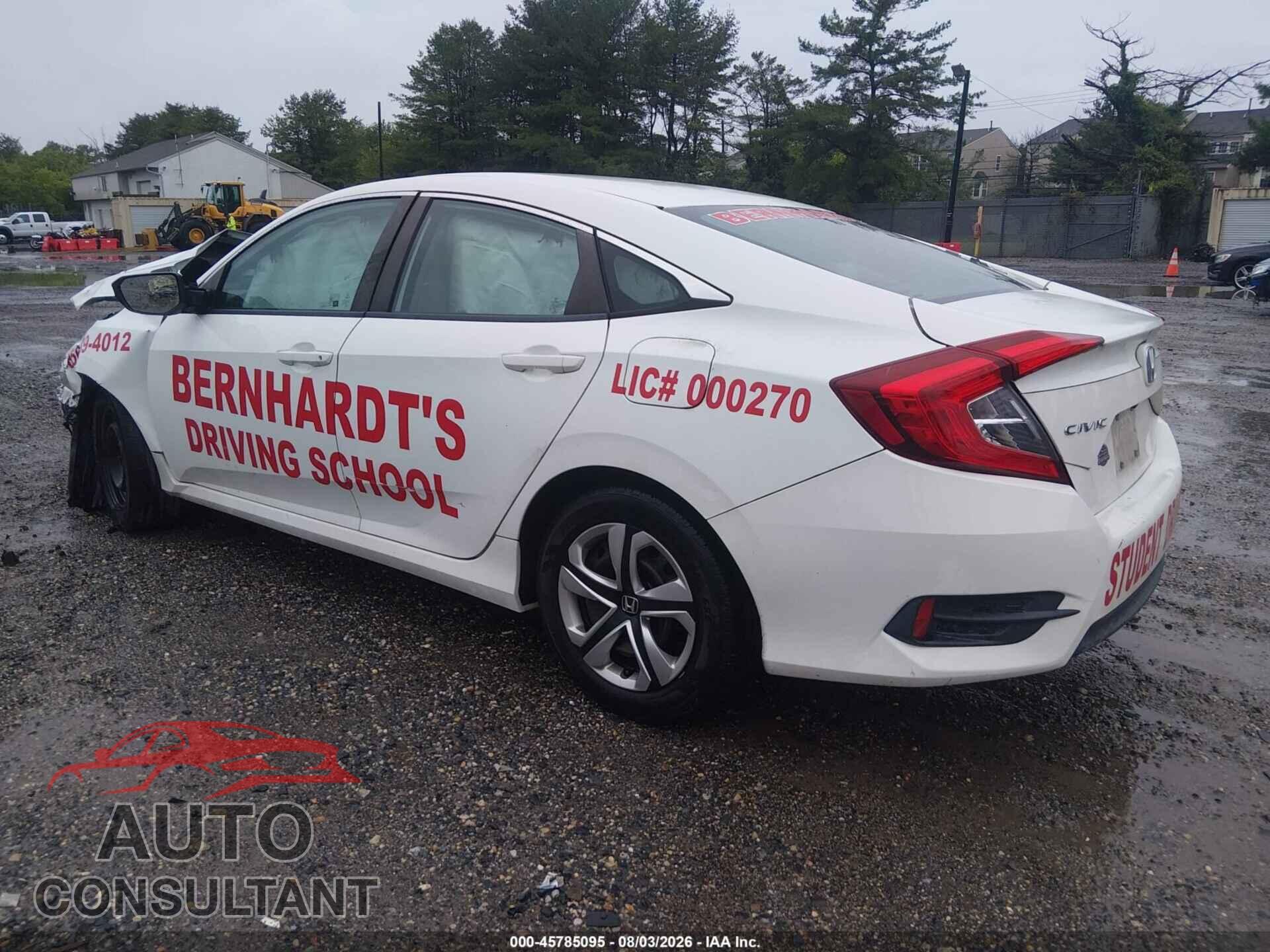 HONDA CIVIC 2017 - 19XFC2F51HE225515