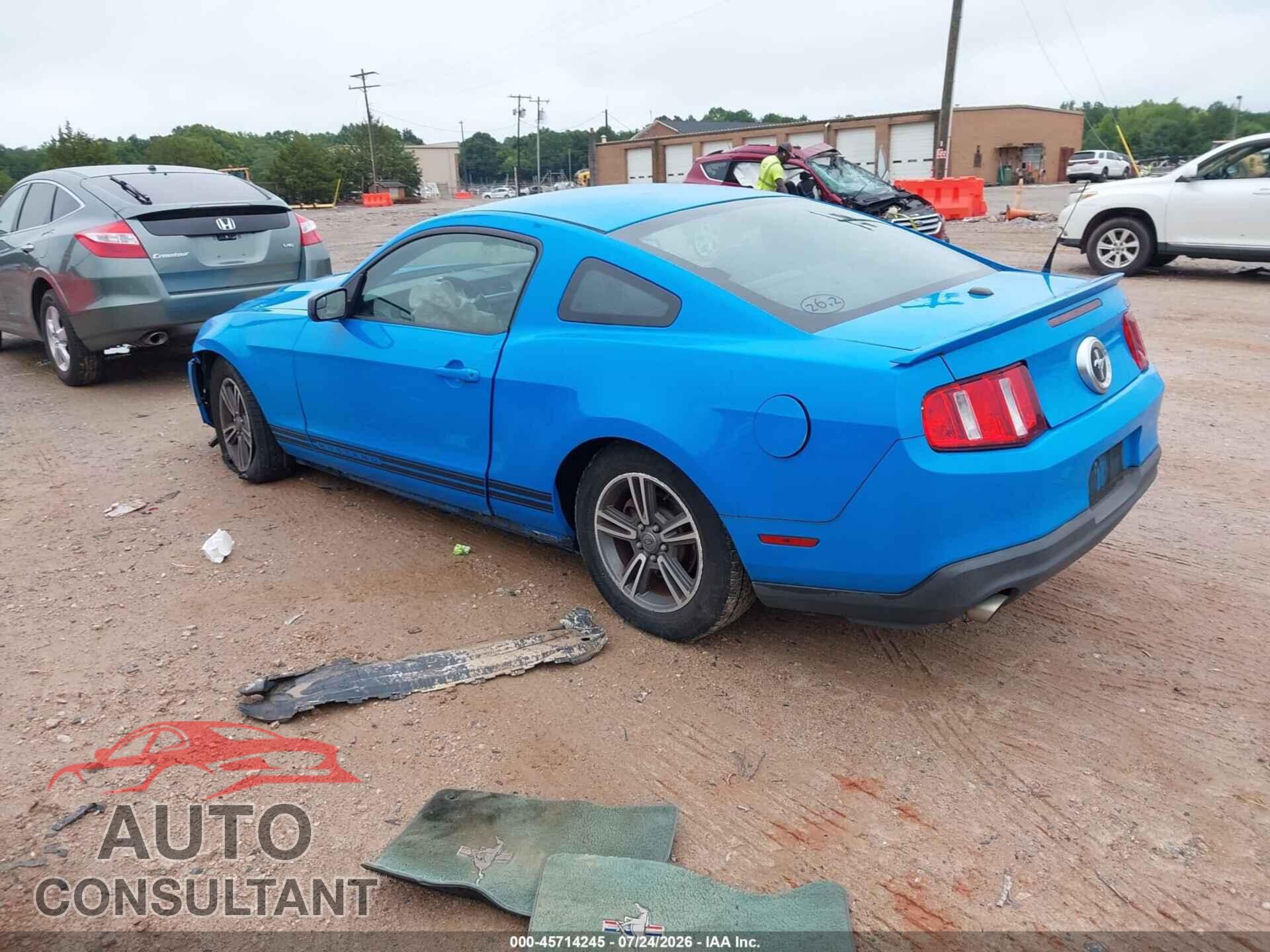 FORD MUSTANG 2012 - 1ZVBP8AM4C5282796