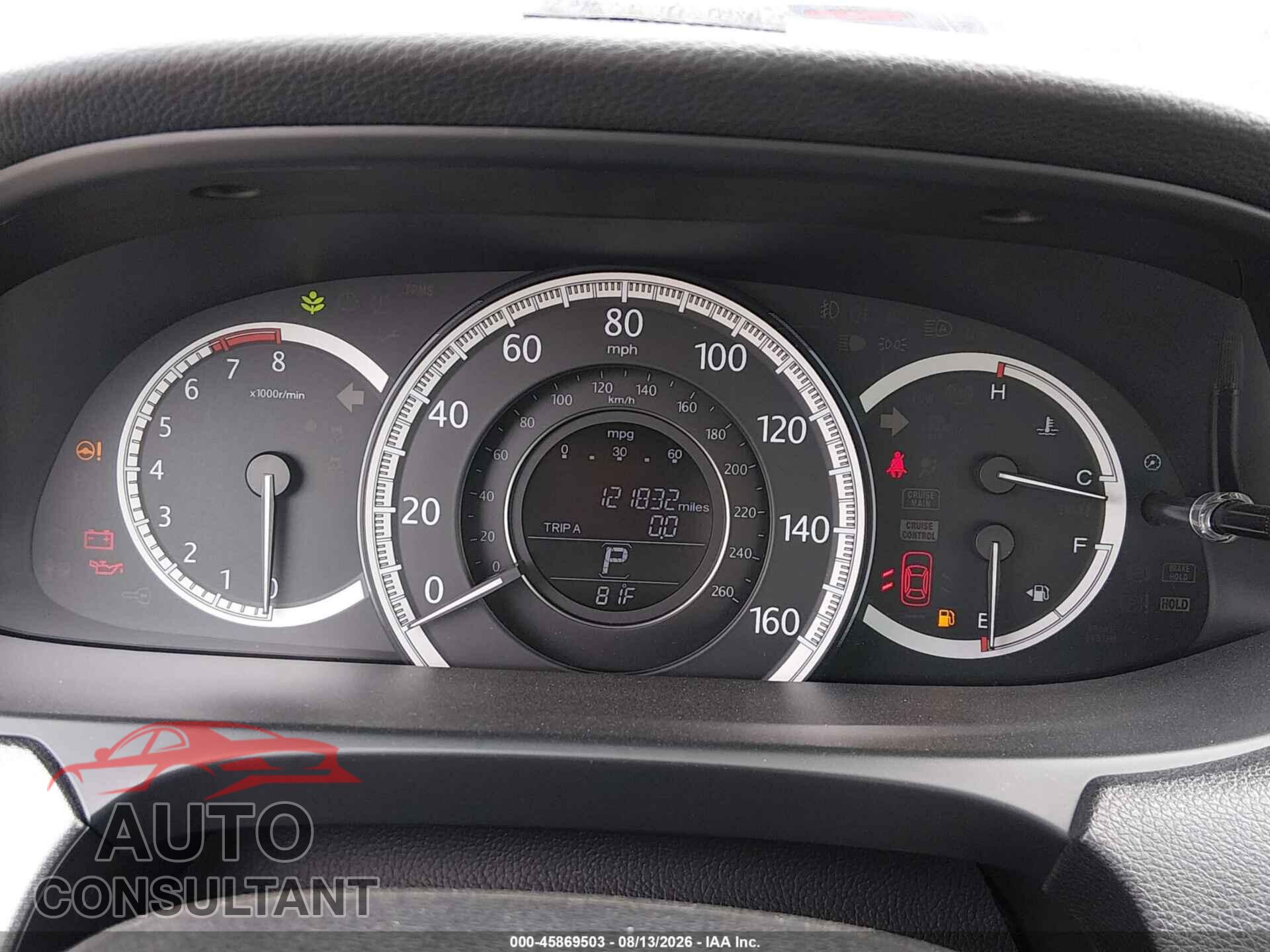 HONDA ACCORD 2014 - 1HGCR2F35EA062478