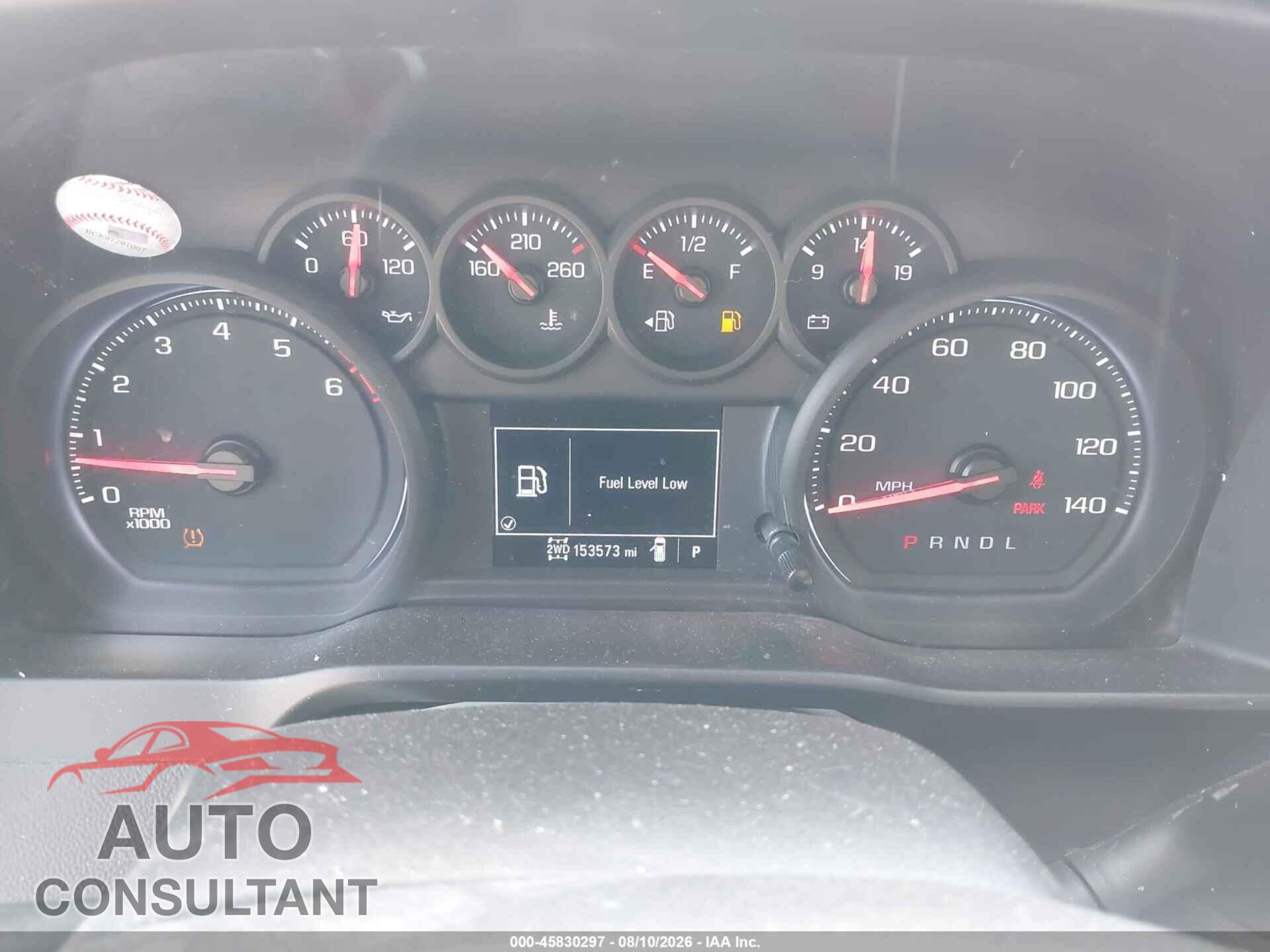 CHEVROLET SILVERADO 1500 2019 - 1GCPYCEF9KZ329235