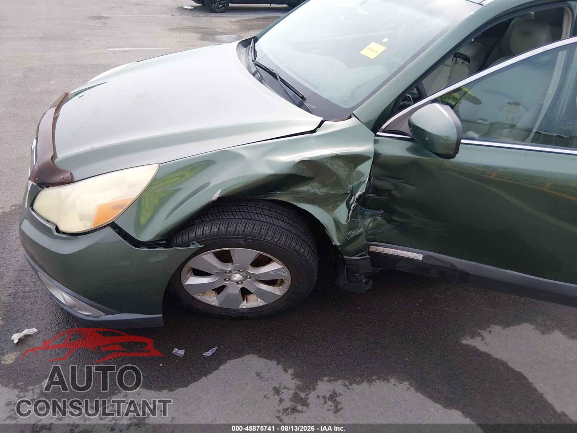 SUBARU OUTBACK 2010 - 4S4BRCCC7A3355667
