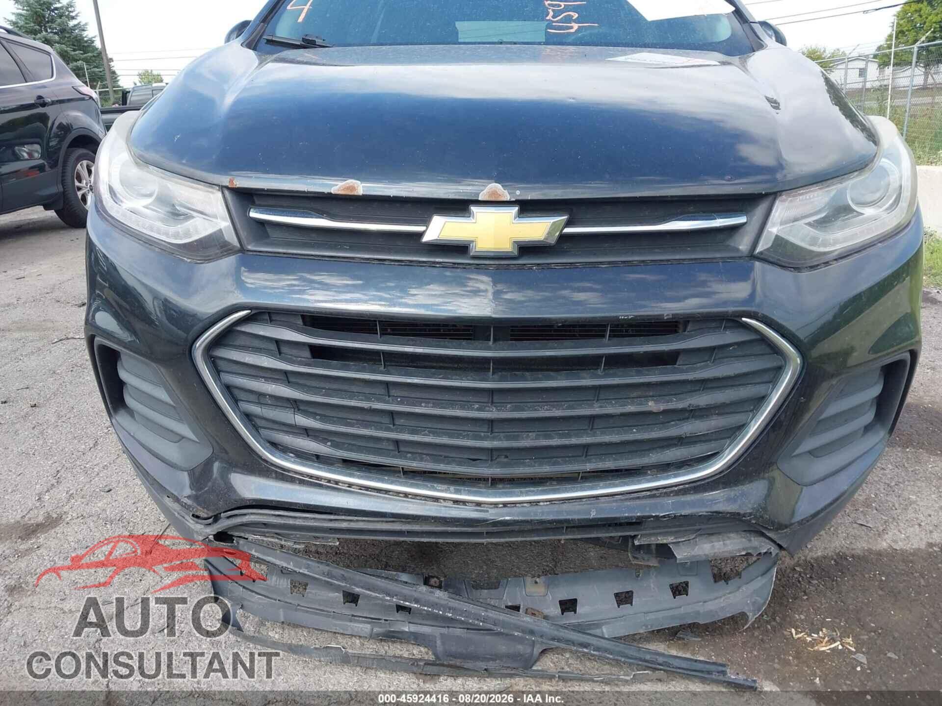 CHEVROLET TRAX 2017 - 3GNCJLSB0HL283824