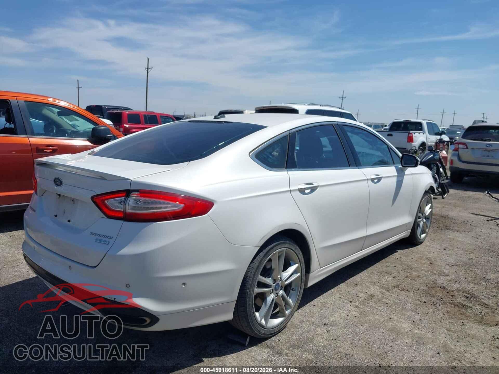 FORD FUSION 2013 - 3FA6P0K96DR278687