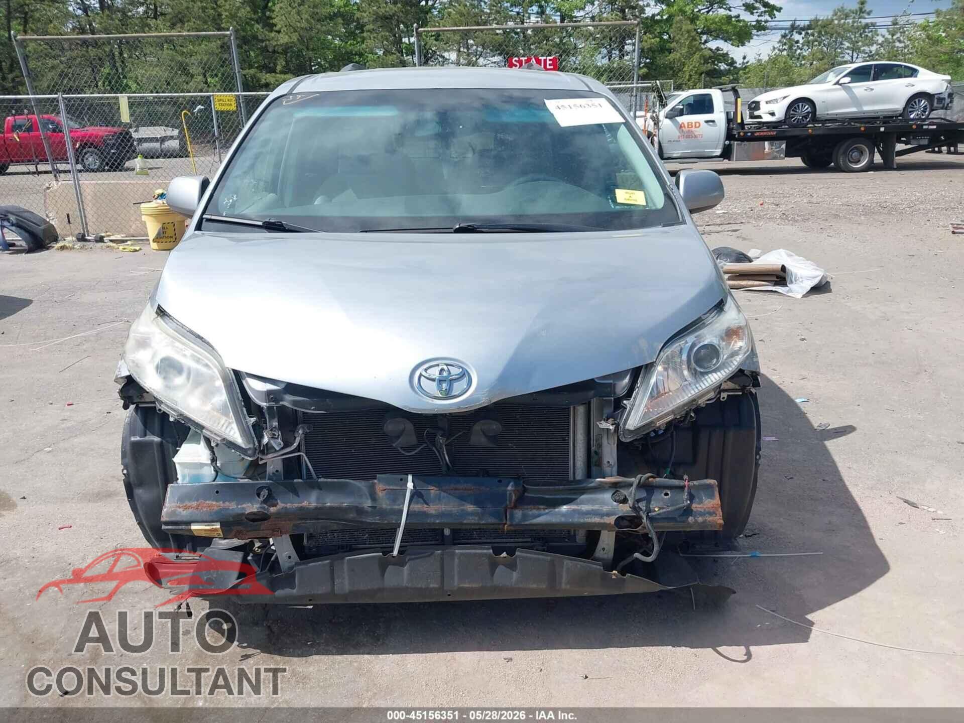 TOYOTA SIENNA 2012 - 5TDKK3DC9CS176670