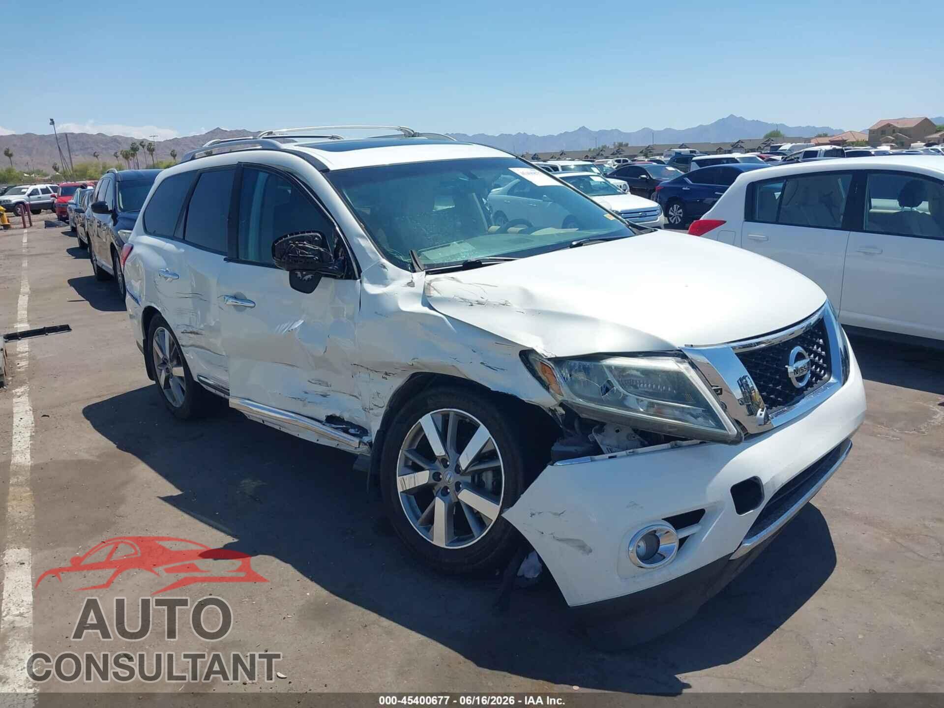 NISSAN PATHFINDER 2014 - 5N1AR2MNXEC721374
